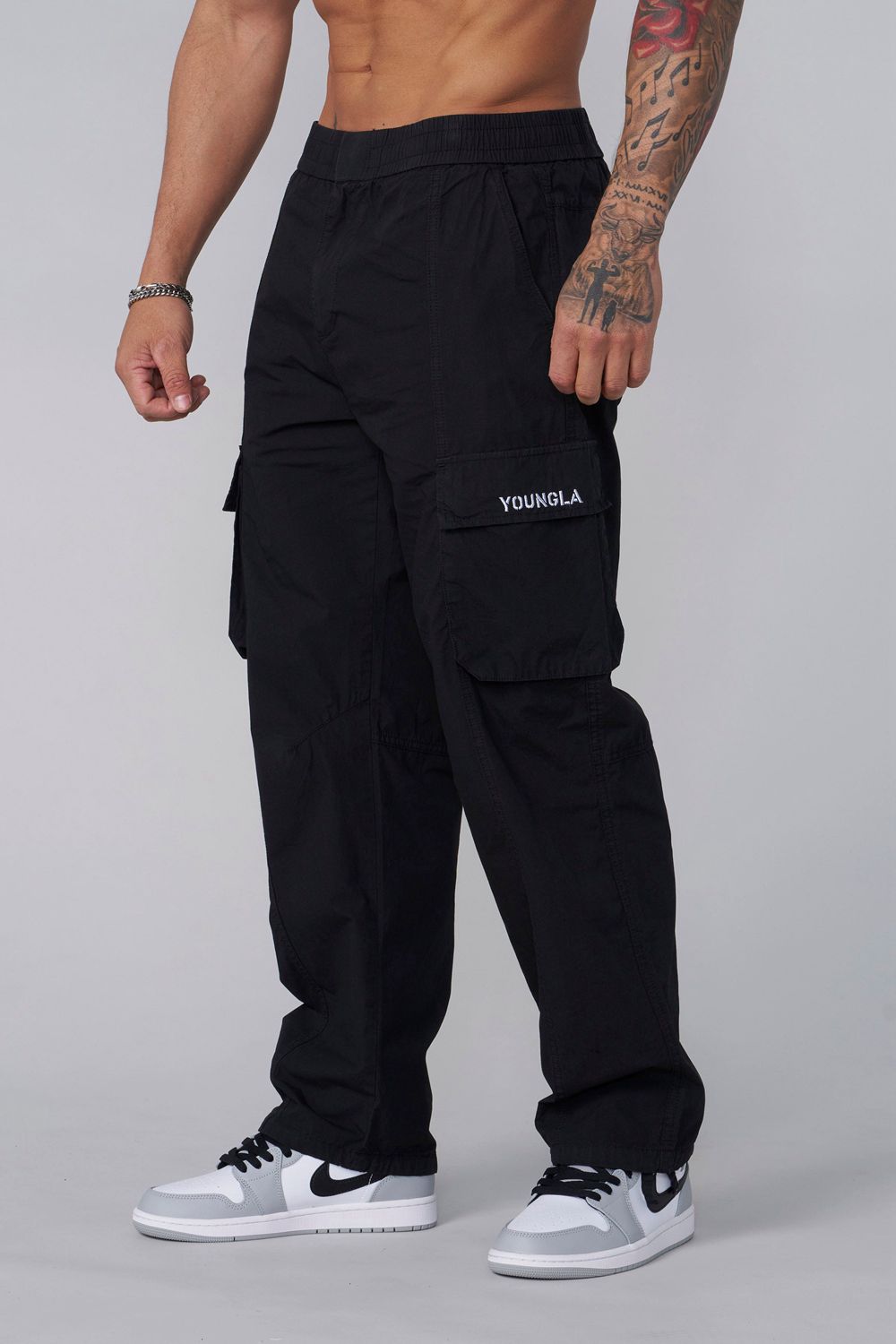 Young LA 227 - Weightless Voyage Joggers Black | Australia DIRFL-9065