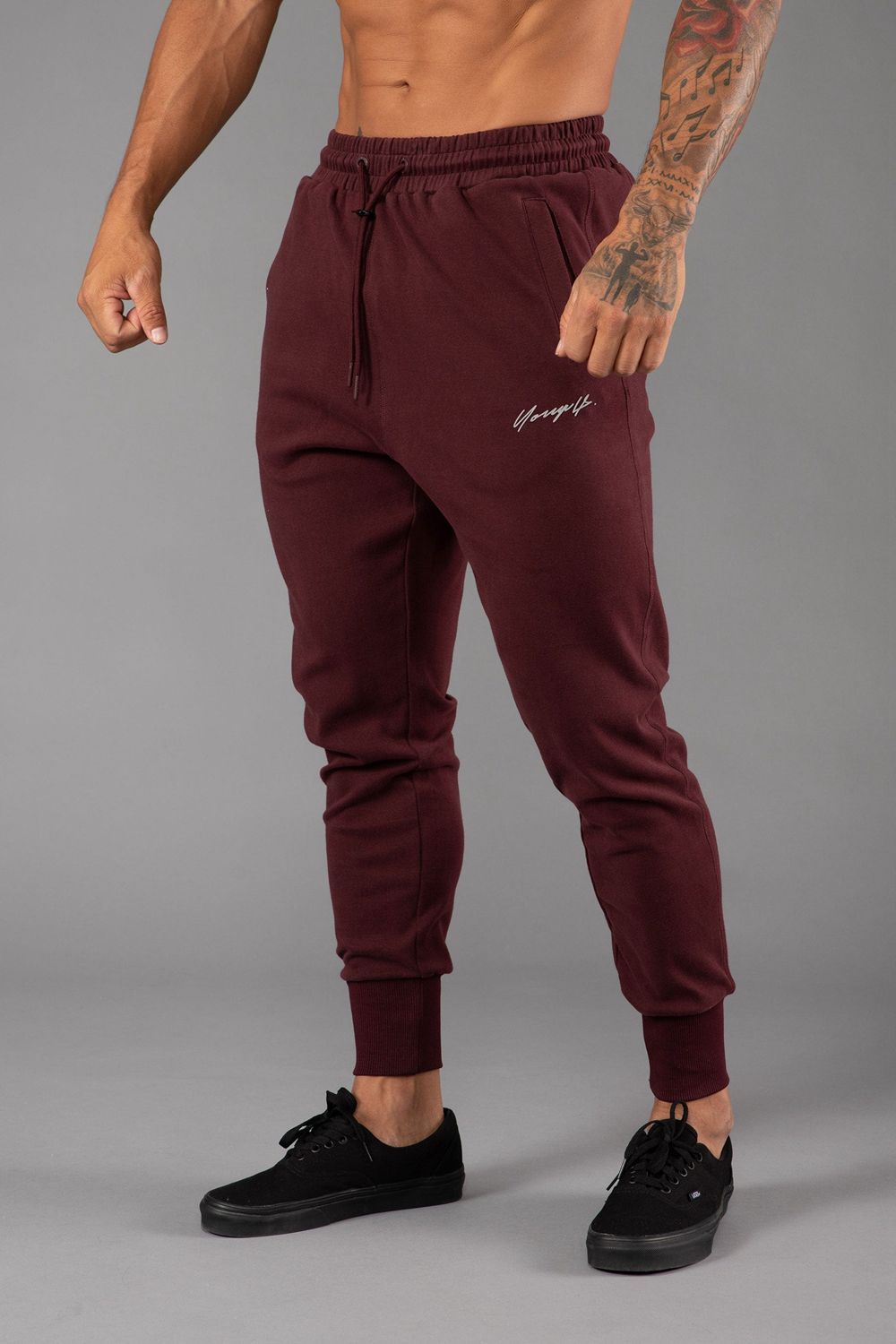 Young LA 228 Cloud Joggers Burgundy | Australia EPVCQ-7982