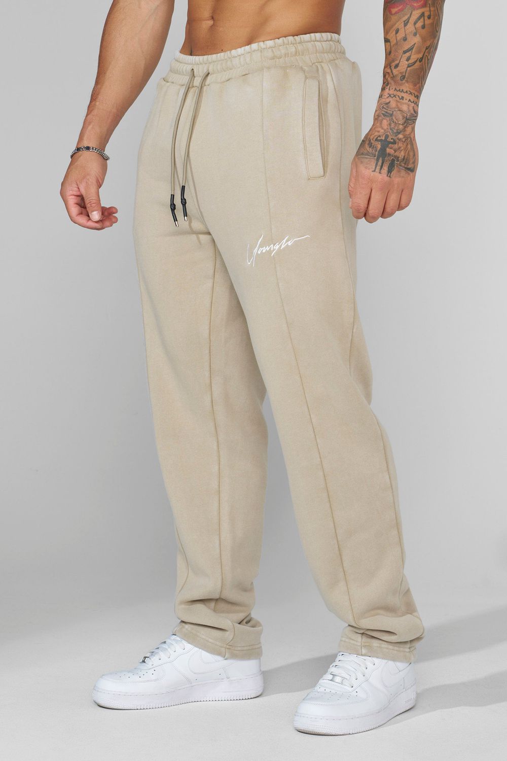 Young LA 229 - Frontline Sweat Pants Beige | Australia VCTWM-0634