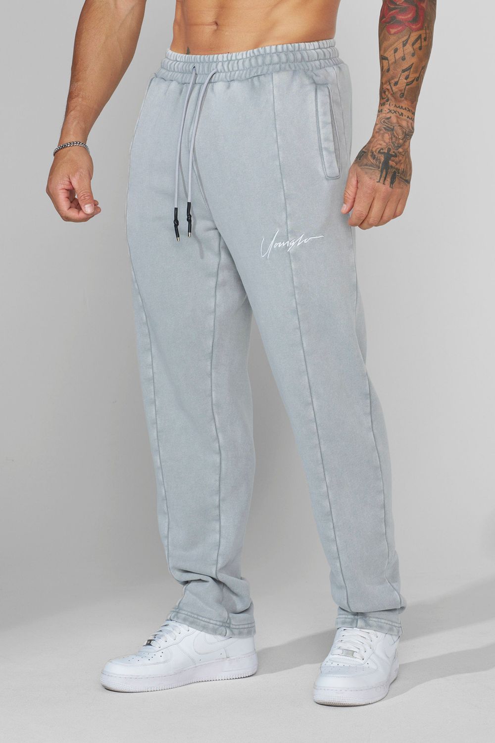 Young LA 229 - Frontline Sweat Pants Light Blue | Australia UIOFK-6294