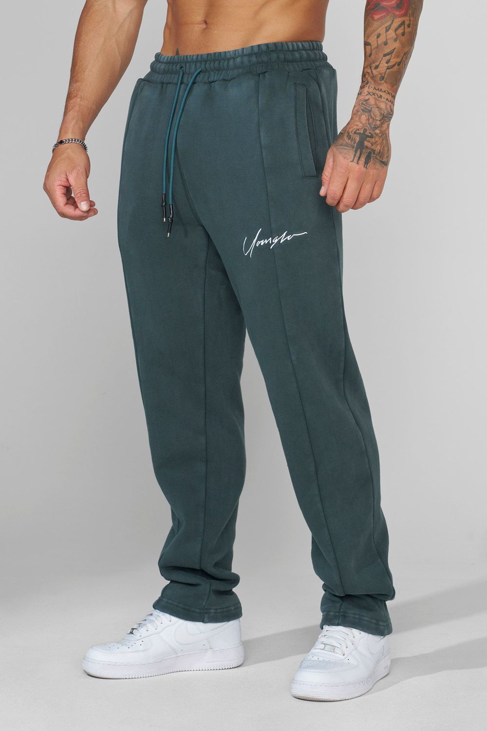 Young LA 229 - Frontline Sweat Pants Teal | Australia ZAHMD-1059