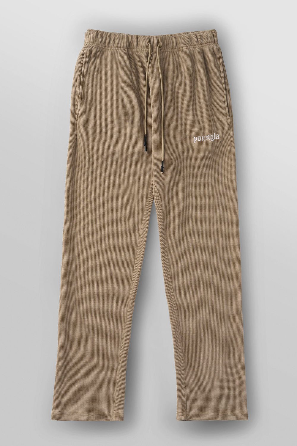 Young LA 230 - No Cuff Thermal Pants Khaki | Australia CVQTJ-5298