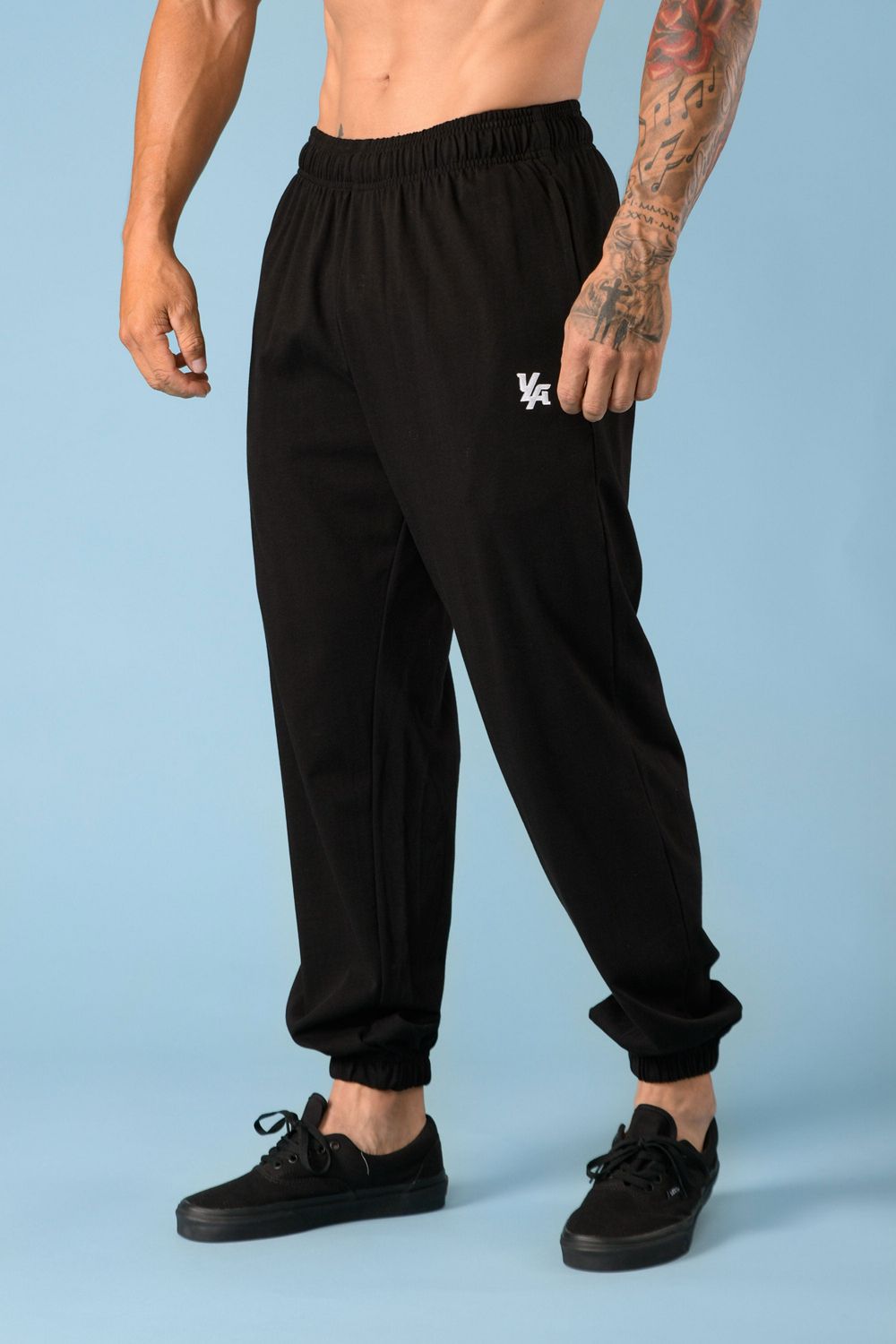 Young LA 231 Pump Cover Joggers Black | Australia KHSEY-0258