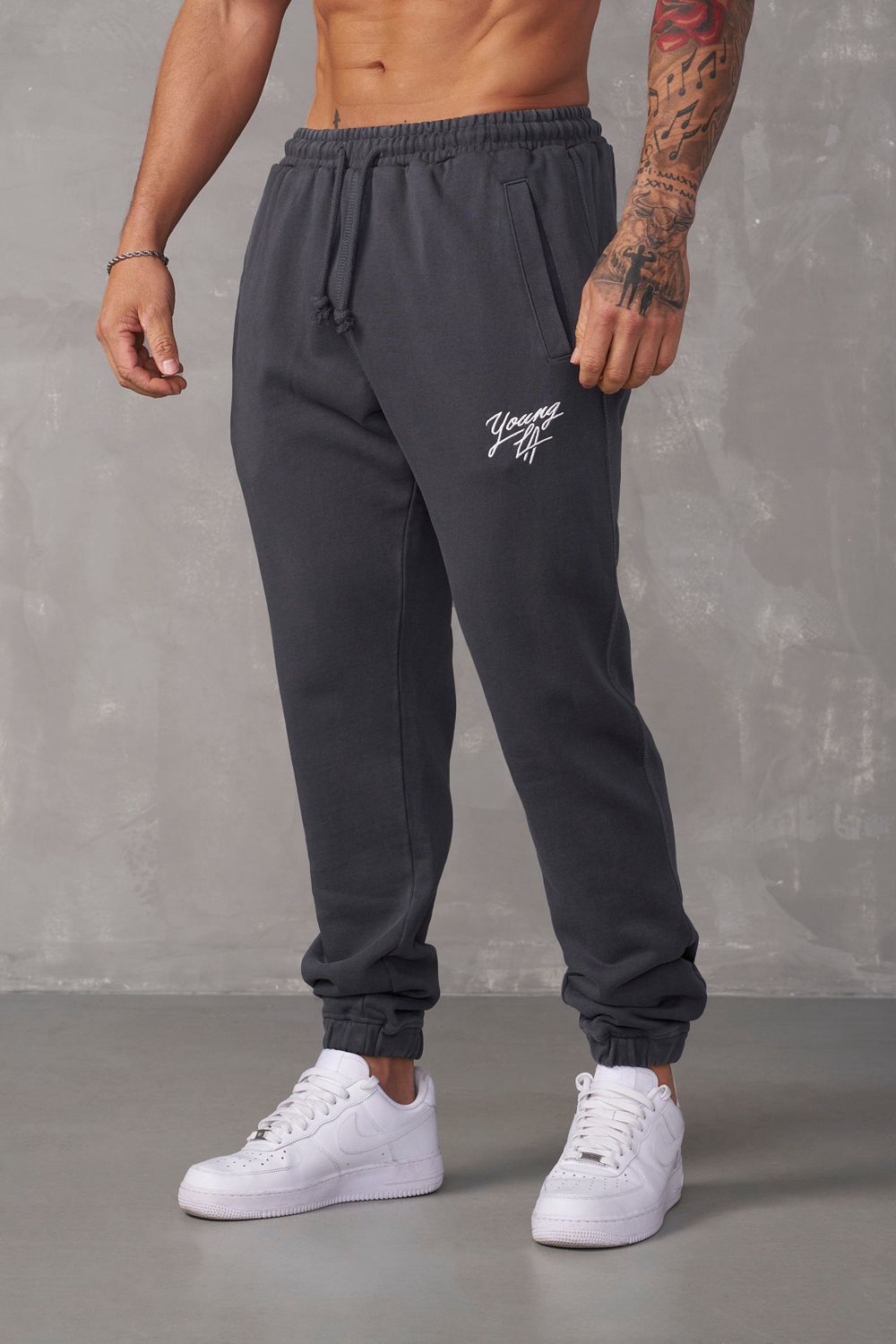 Young LA 232 - Legacy Joggers Grey | Australia QTWXB-6758