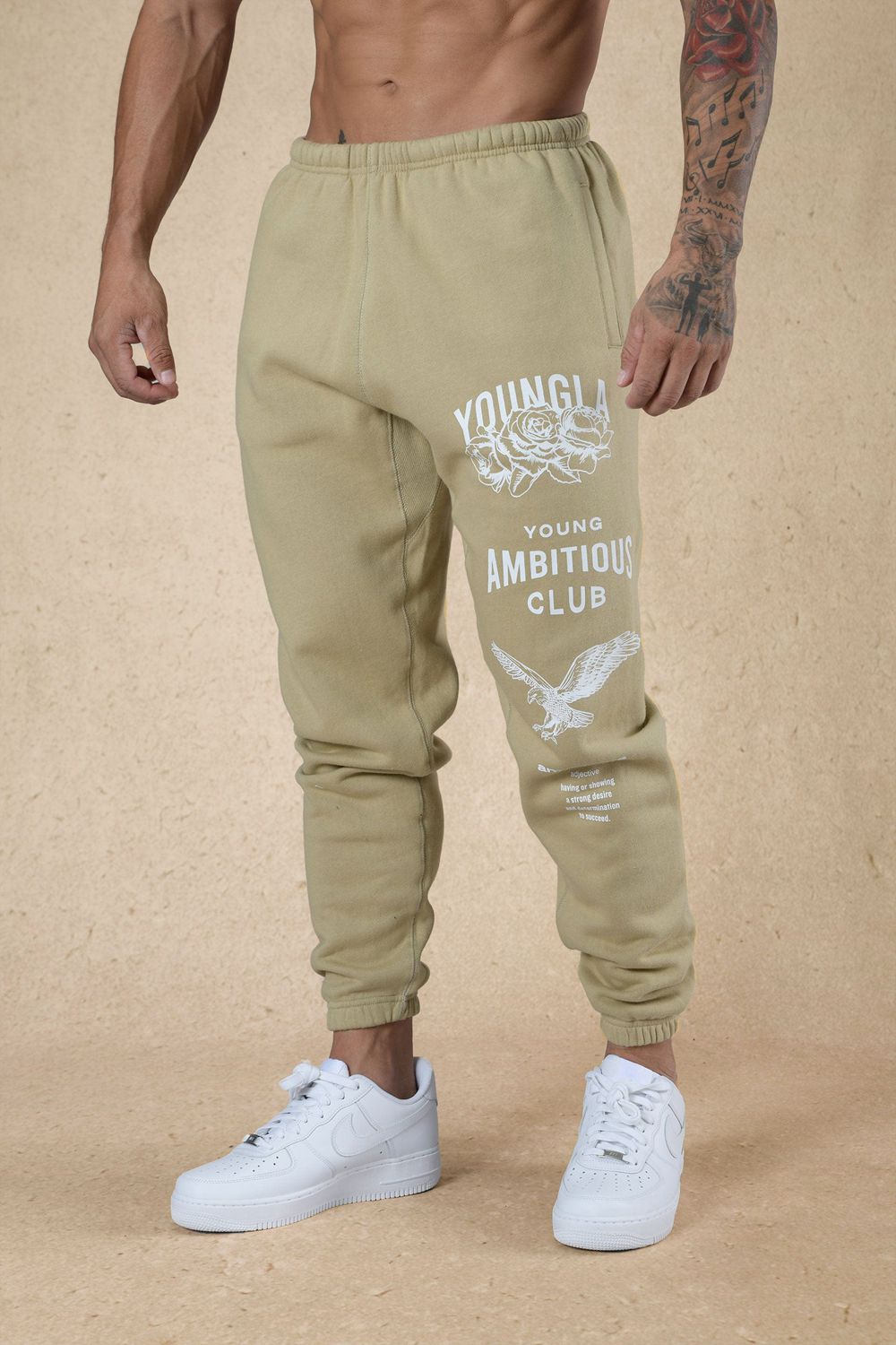 Young LA 233 The Immortal Joggers Beige | Australia FVQPG-2635