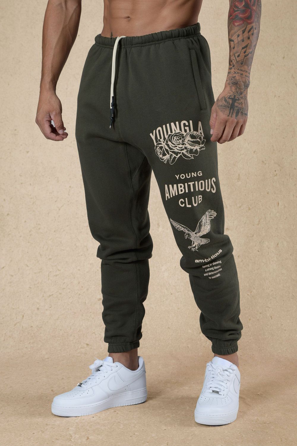 Young LA 233 The Immortal Joggers Olive | Australia UQRFX-7183