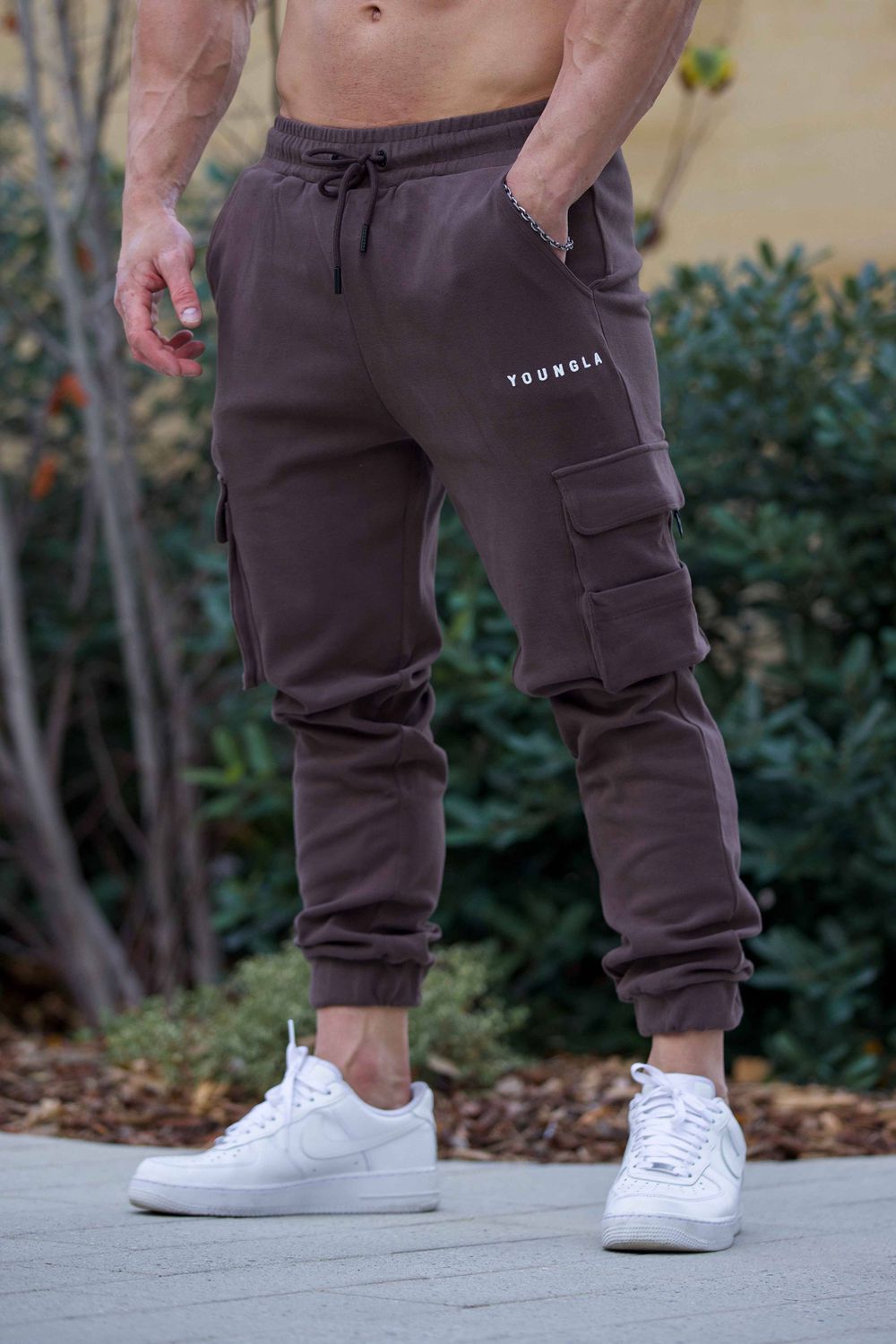 Young LA 240 Cloud Rambo Joggers Brown | Australia UTLRG-4721