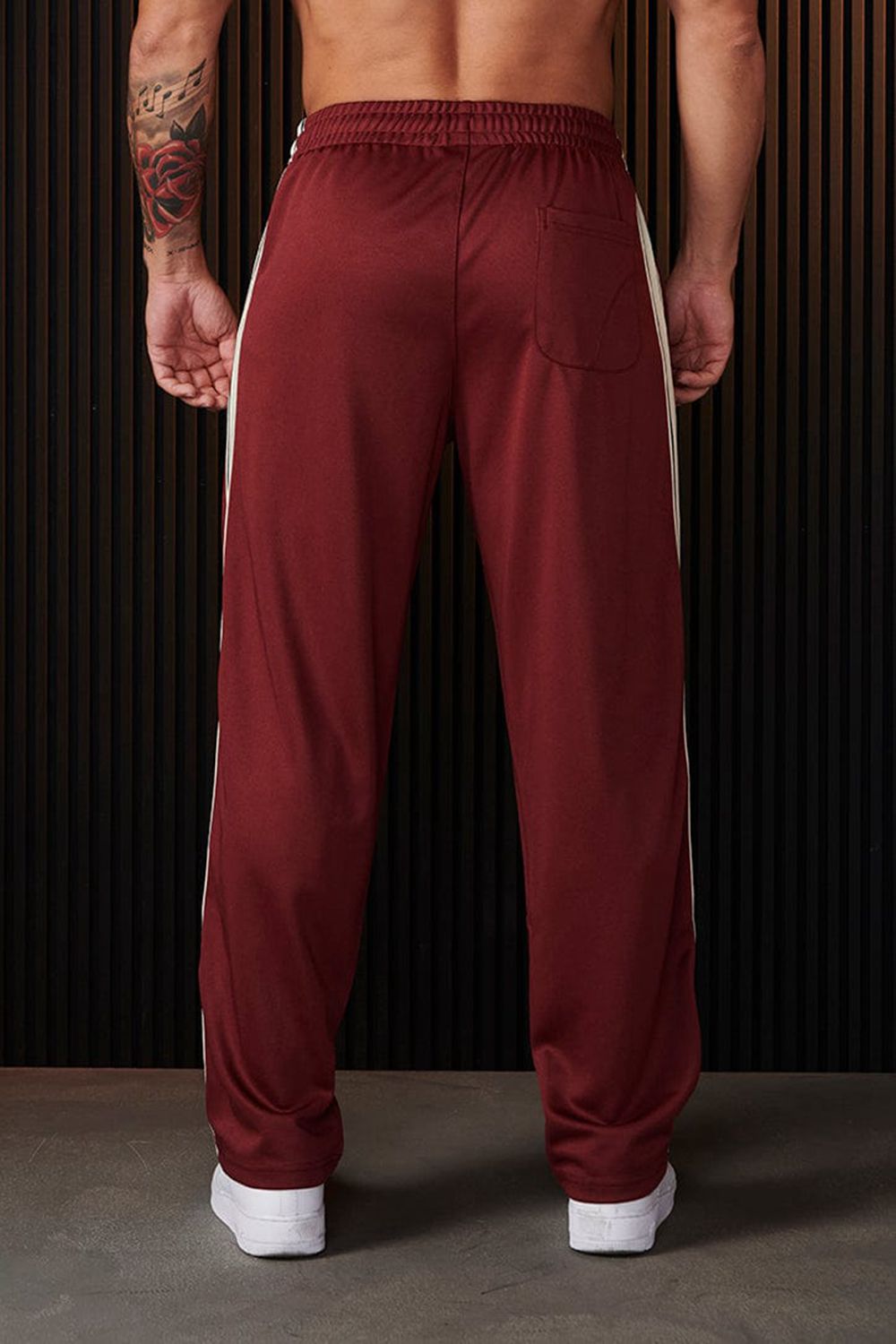 Young LA 241 - Warm Up Pants Burgundy | Australia ORUKL-5869