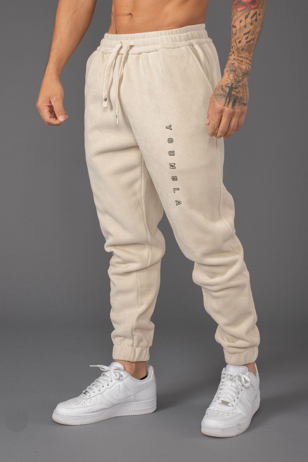 Young LA 244 Aspen Joggers Cream | Australia SJBFN-8746