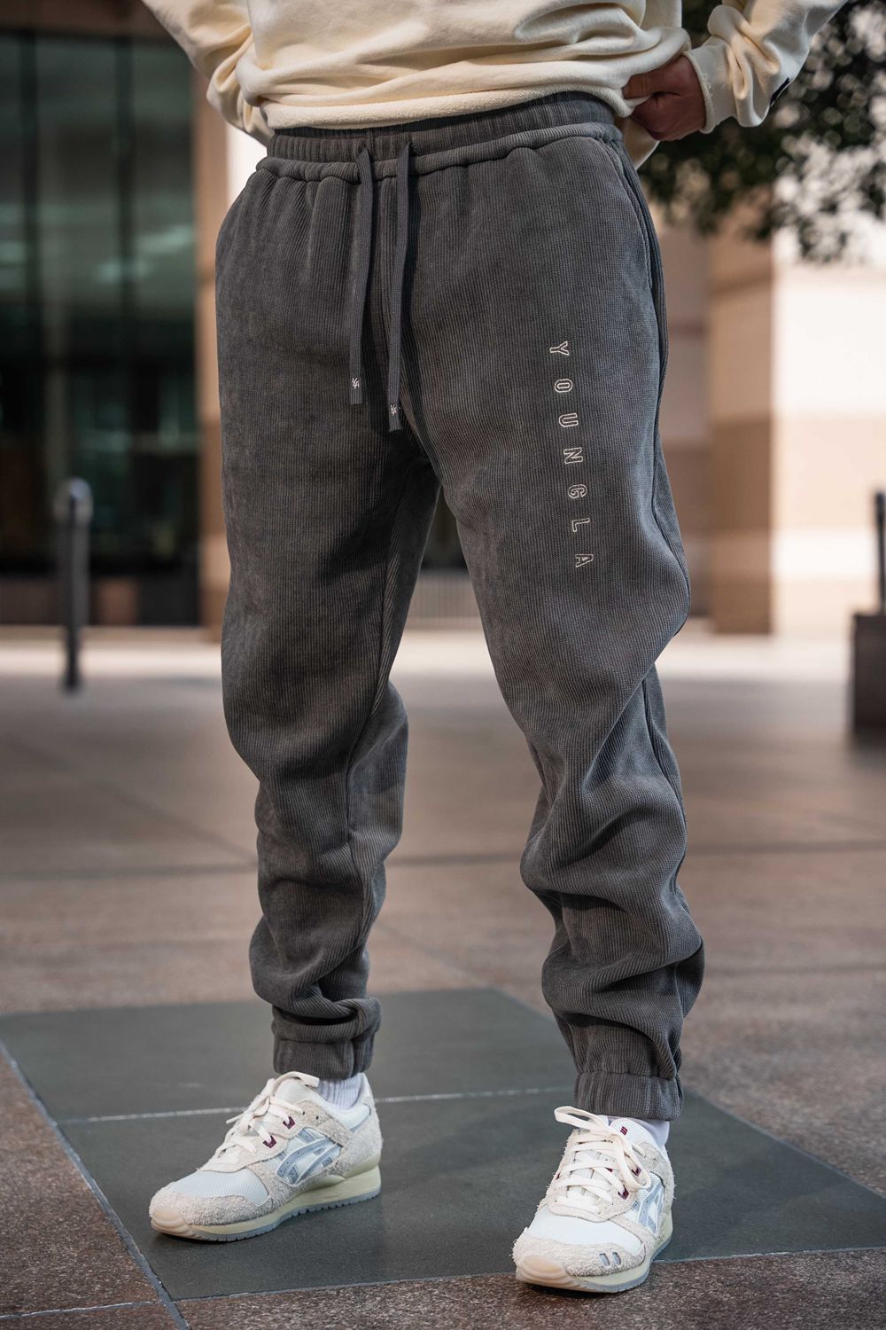 Young LA 244 Aspen Joggers Grey | Australia POSLV-1467