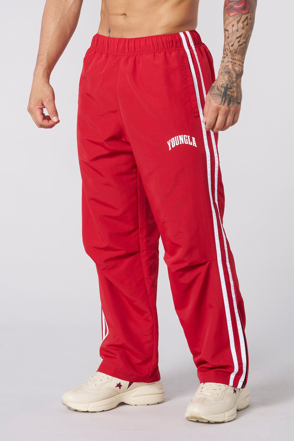 Young LA 249 - Flagship Track Pants New Colors Red | Australia JQTCP-7485