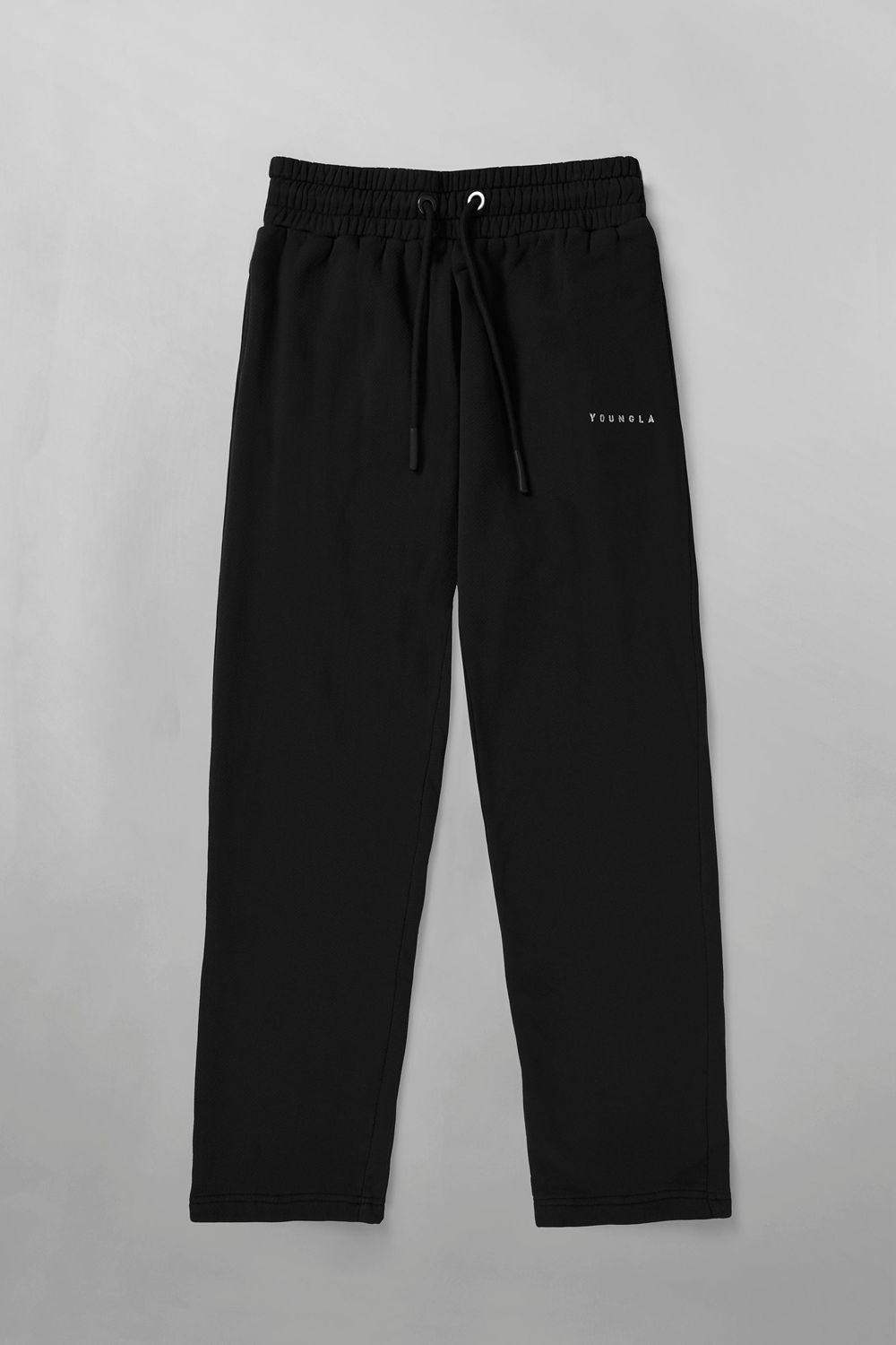 Young LA 261 Old School No Cuff Joggers Black | Australia WANOT-4318