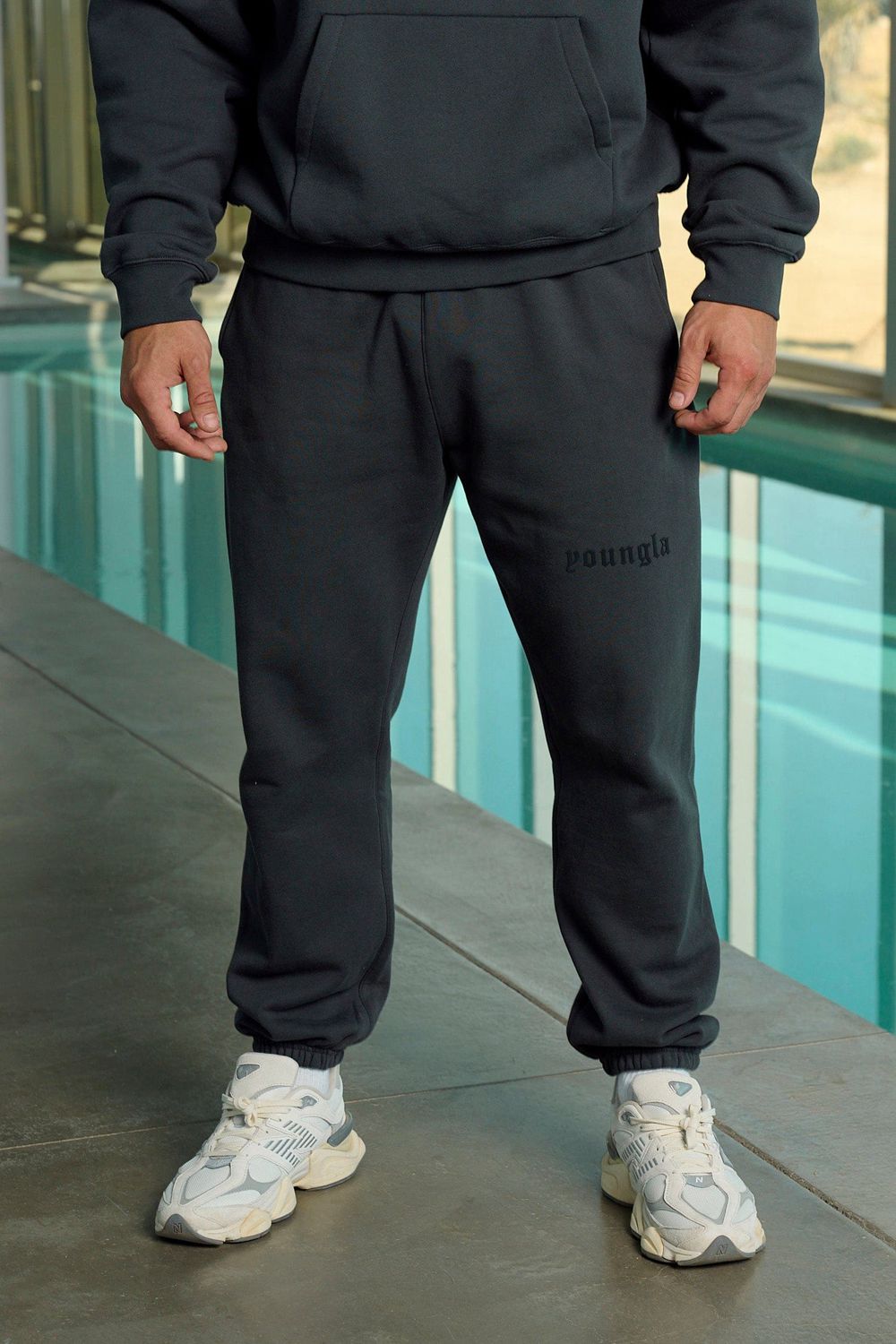 Young LA 266 - Cloud 9 Joggers Dark Grey | Australia WBVHX-0183