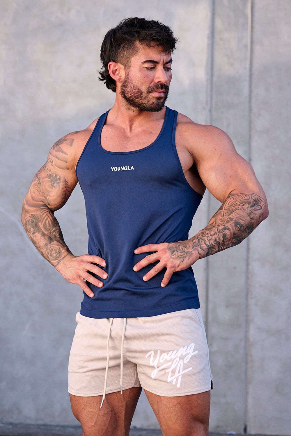 Young LA 302 Supervillain Stringers Blue | Australia GVNPT-8320