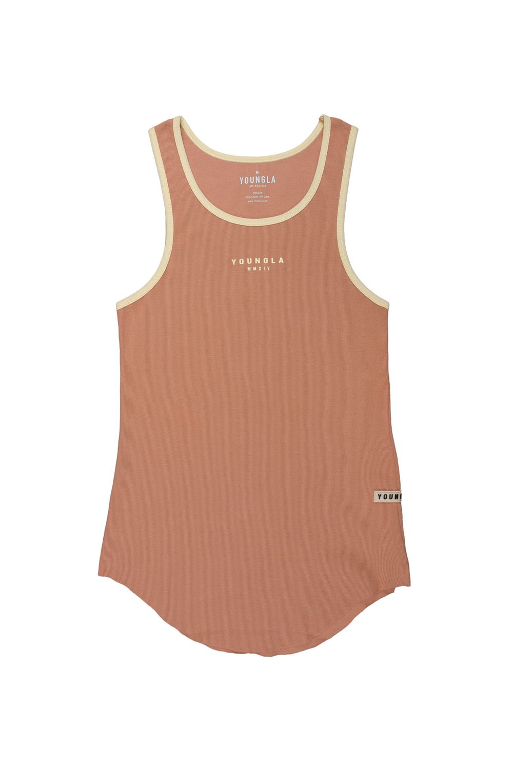 Young LA 313 Rocket Rib Tanks Brown | Australia AMJRD-0538