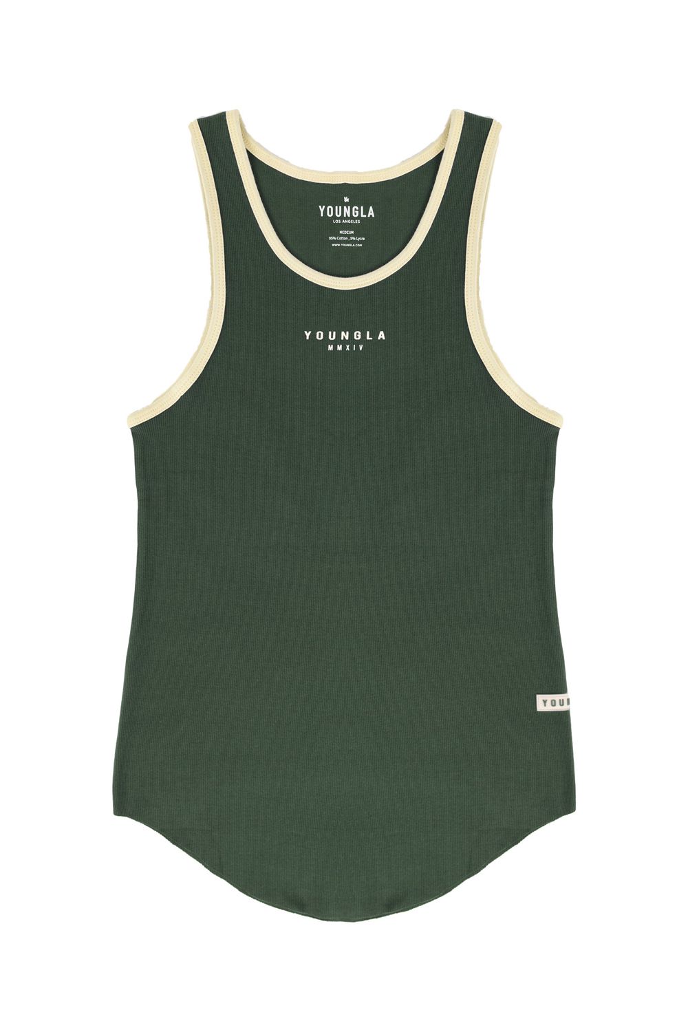 Young LA 313 Rocket Rib Tanks Green | Australia COAJW-2560