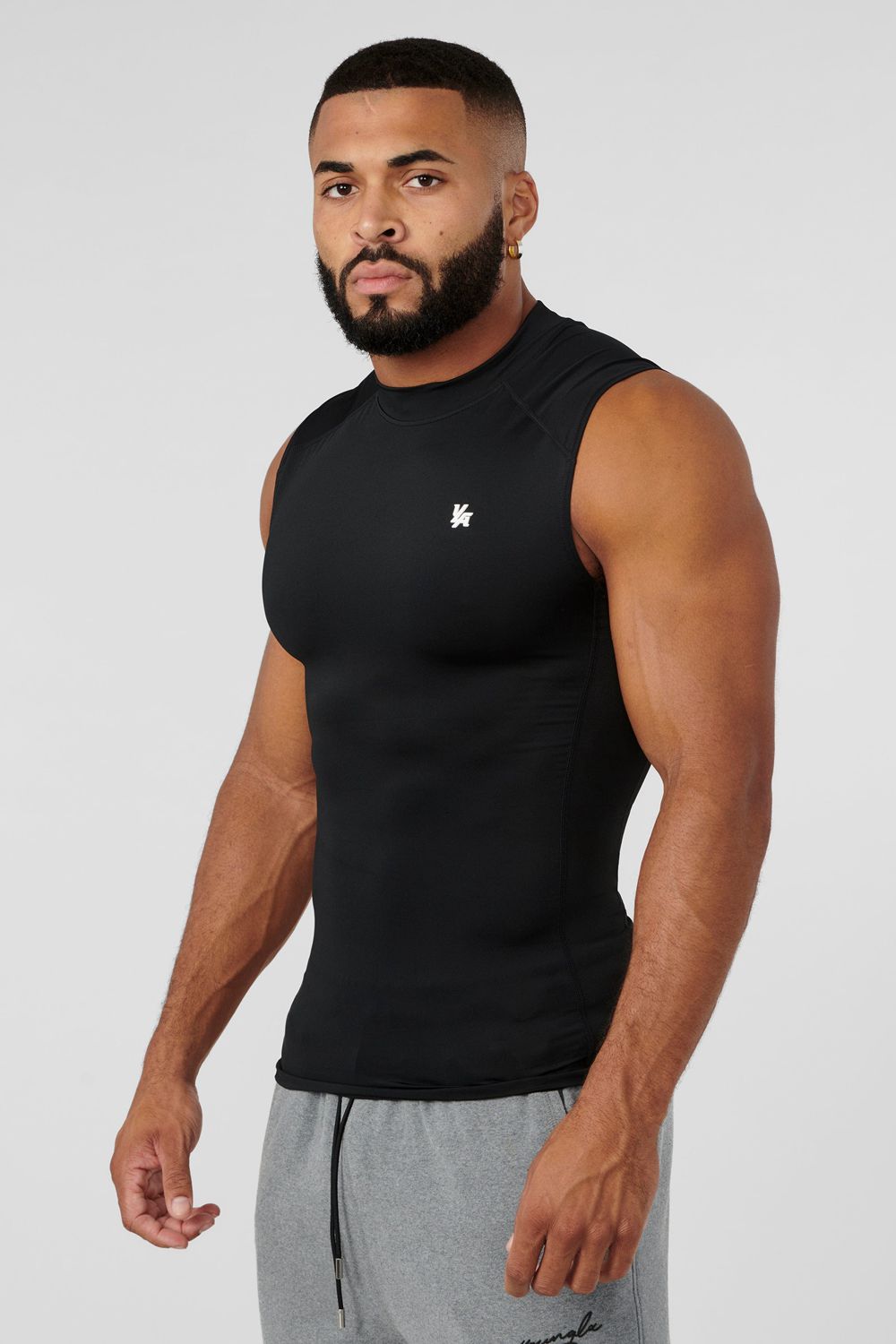 Young LA 315 - Stealth Compression Cut-Offs Black | Australia LTZKW-2061