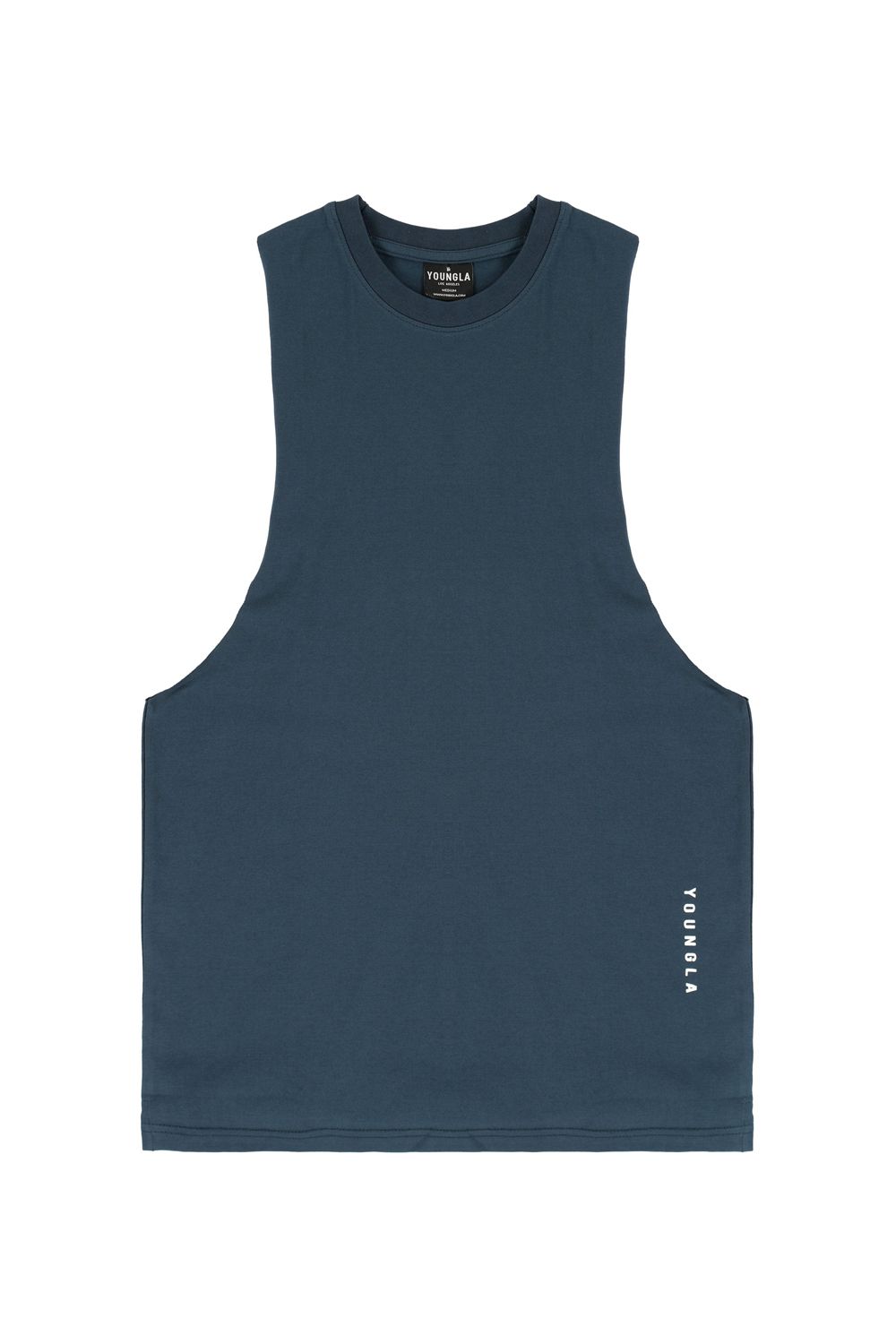 Young LA 317 Delt Tanks Blue | Australia RKPCW-4730