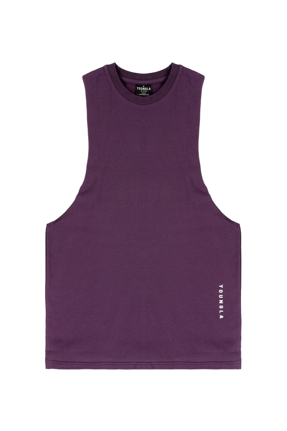 Young LA 317 Delt Tanks Purple | Australia MVKEY-9170