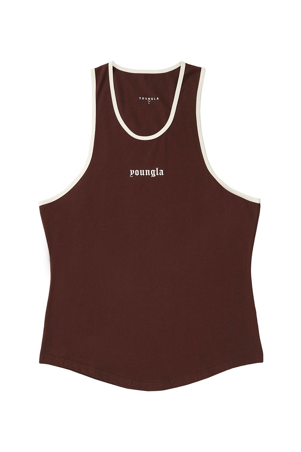 Young LA 319 - Pristine Tank Tops Dark Brown | Australia ARYNC-6350