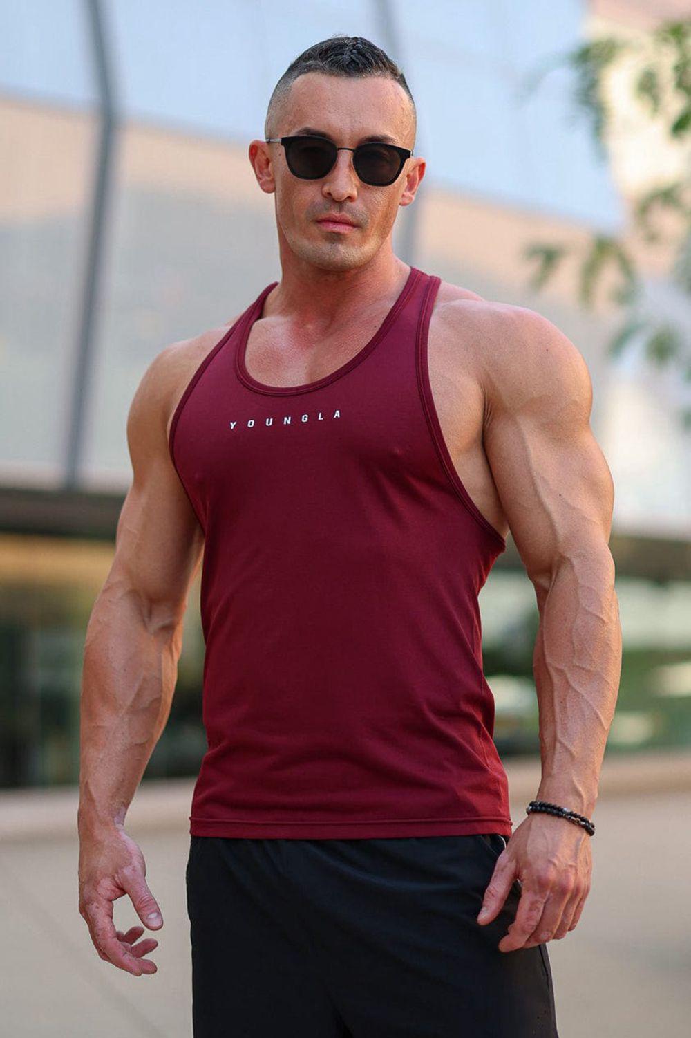 Young LA 336 Flex Fit Stringers Red | Australia HZGWL-3759