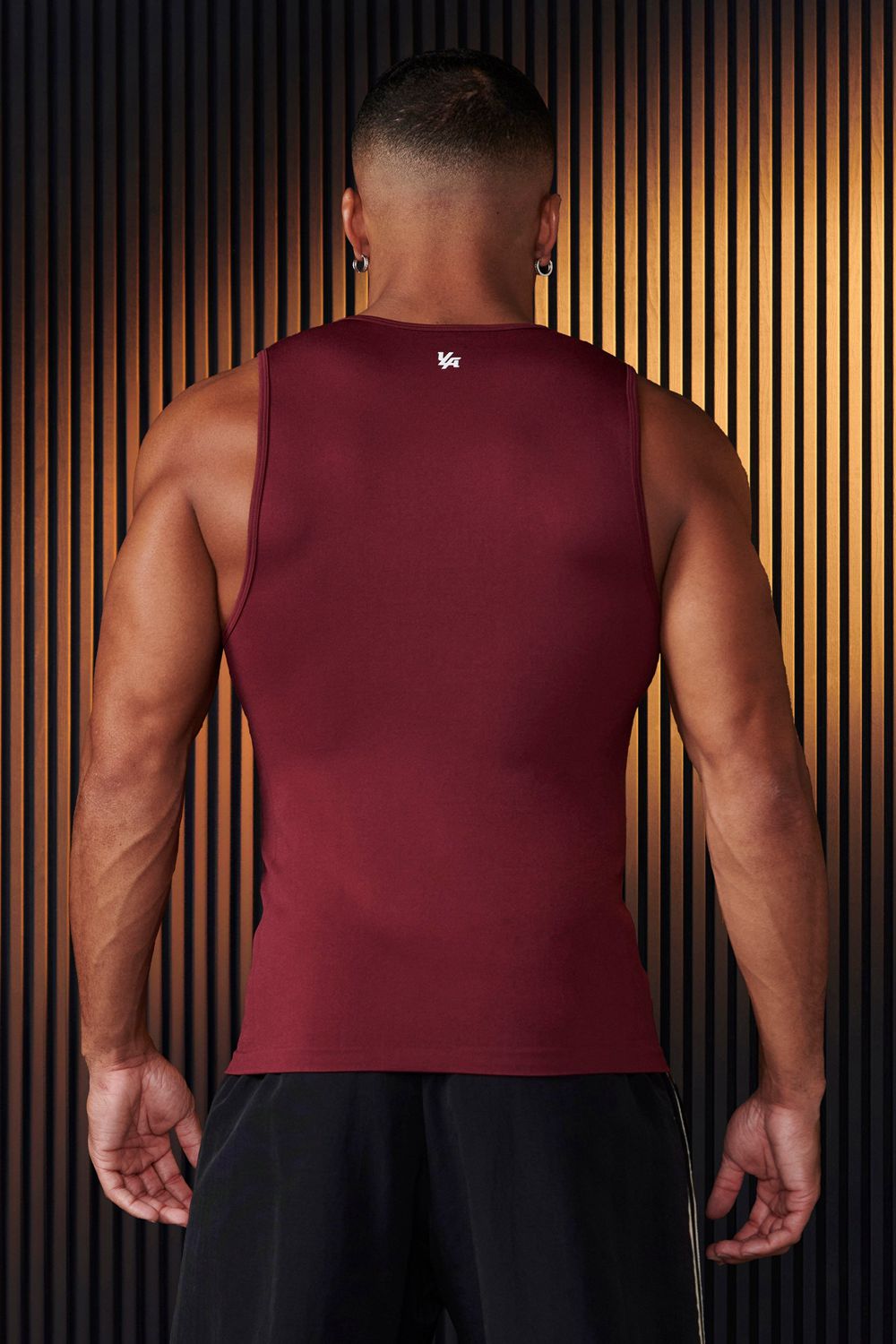 Young LA 343 - Supervillain Compression Tanks Burgundy | Australia URTZB-8597