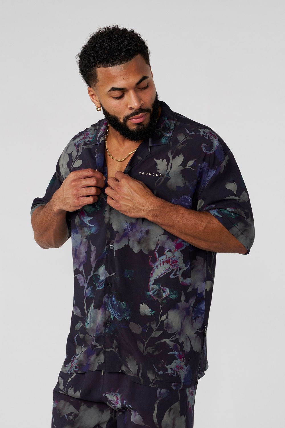 Young LA 4006 - Miami Sunset Shirts Multicolor | Australia LQTSU-7862