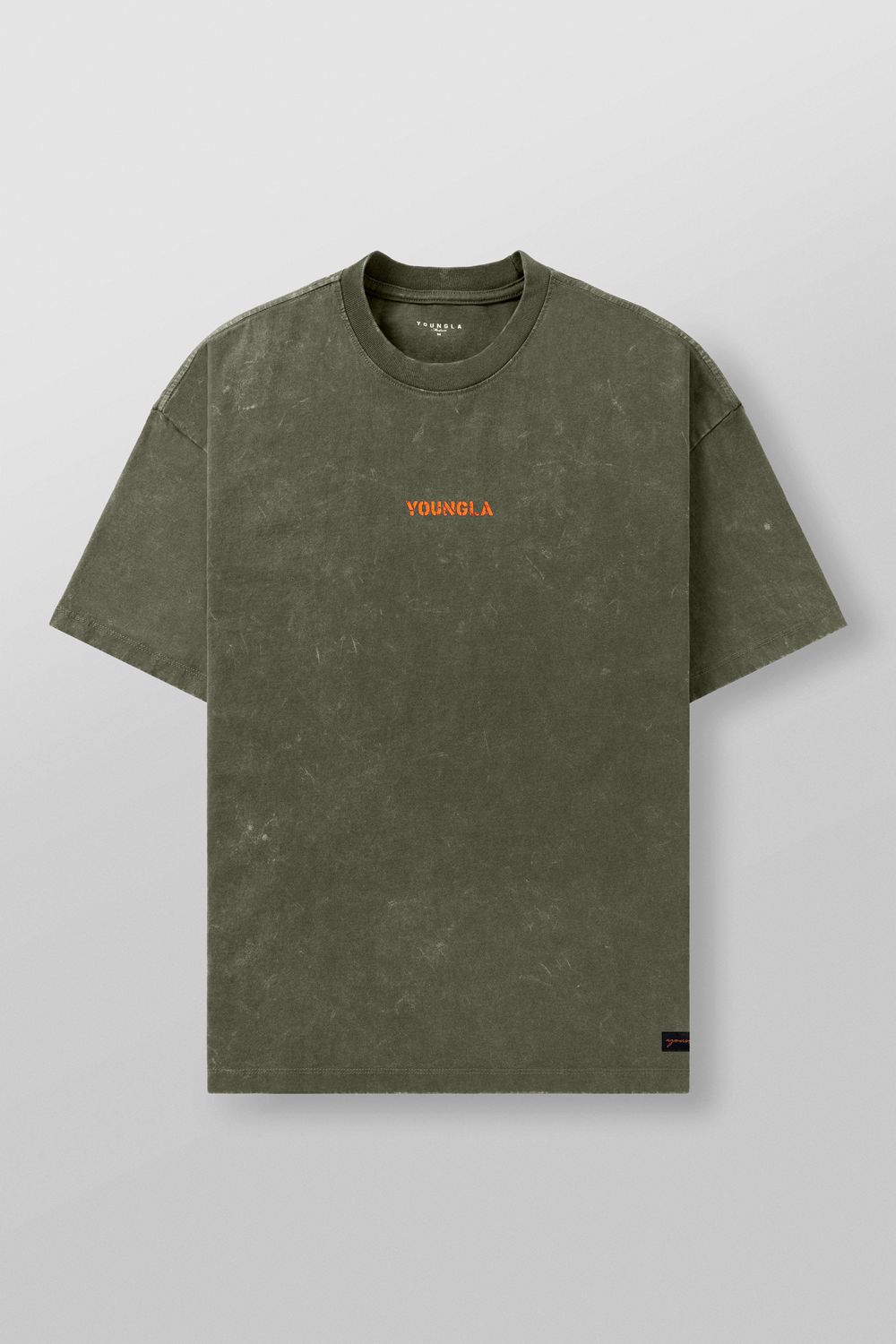 Young LA 4014 - Orange Emblem Tees Olive | Australia FYGBO-1925