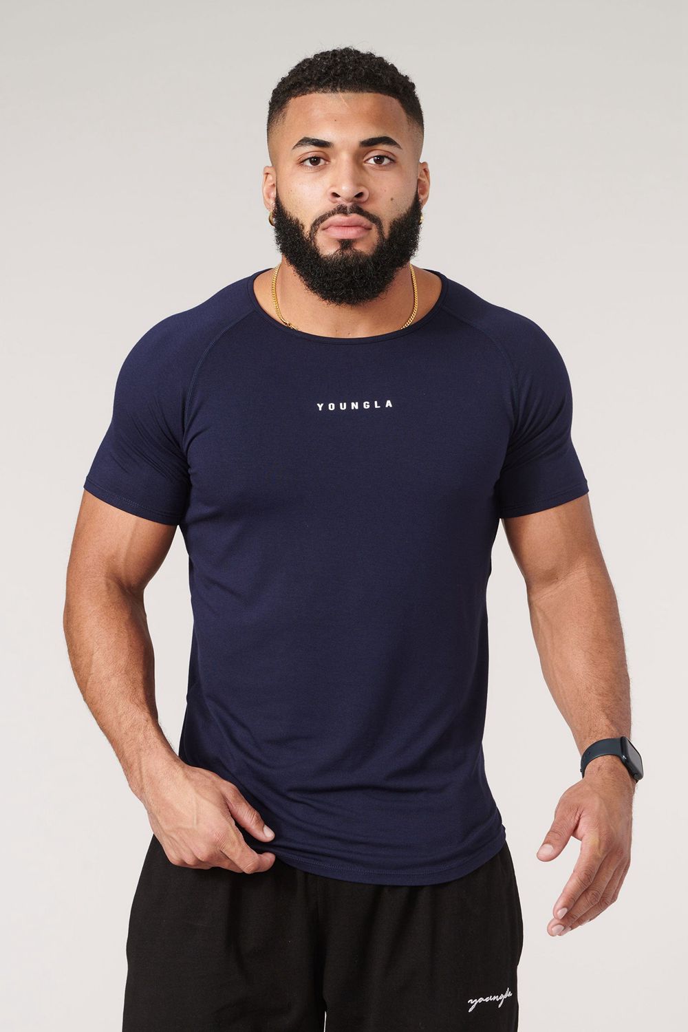 Young LA 403 Elite Tees Navy | Australia ADSWU-4173