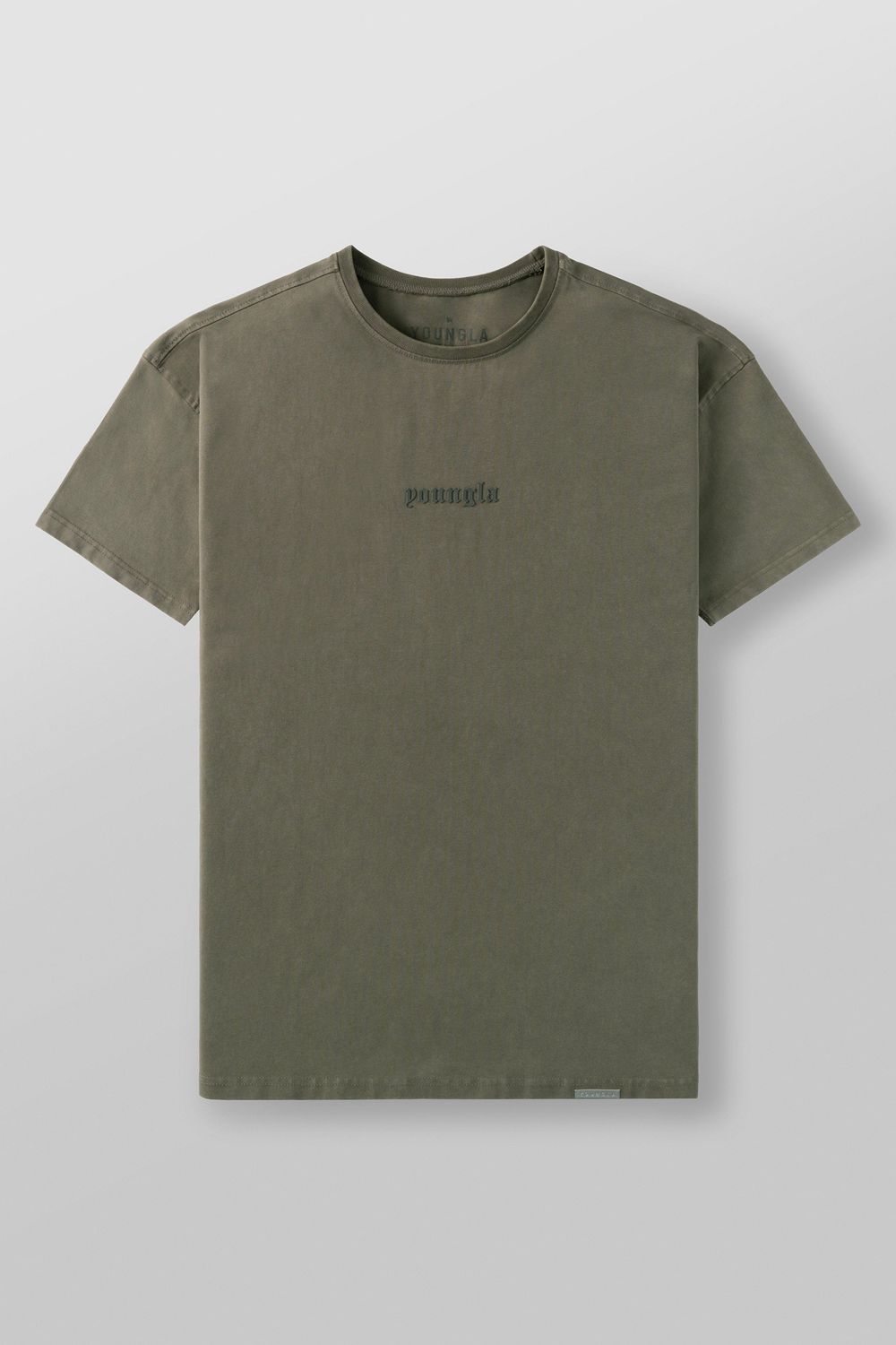 Young LA 4059 - Fitted Metal Tee Olive | Australia PRFBC-8592