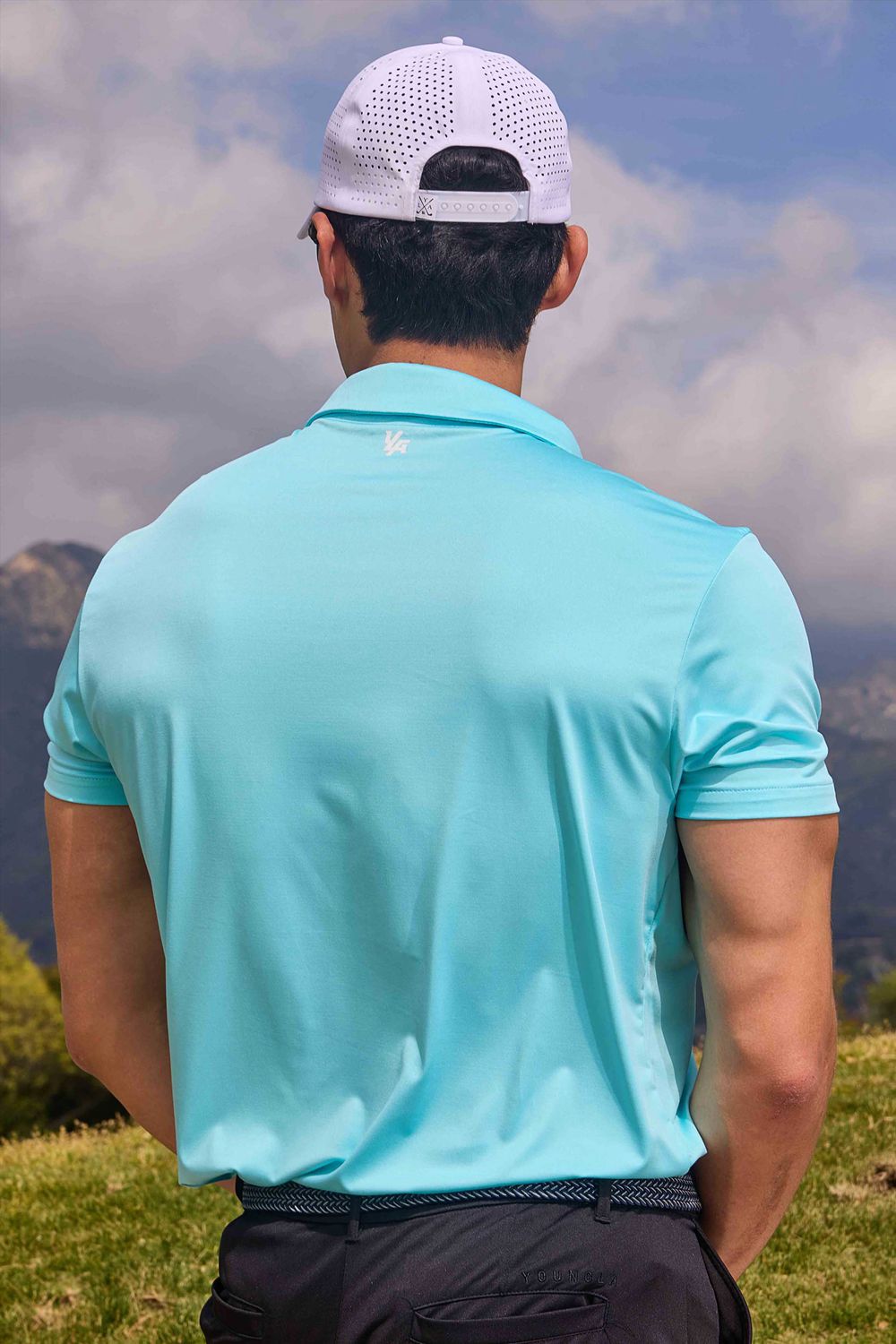 Young LA 4069 - Tee Time Golf Polos Turquoise | Australia UXVSF-9143