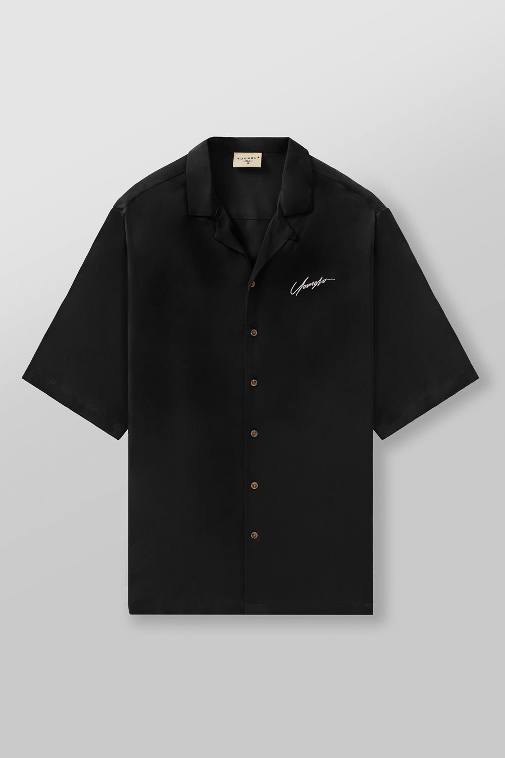 Young LA 4085 - Milano Shirts Black | Australia OUTSA-7418