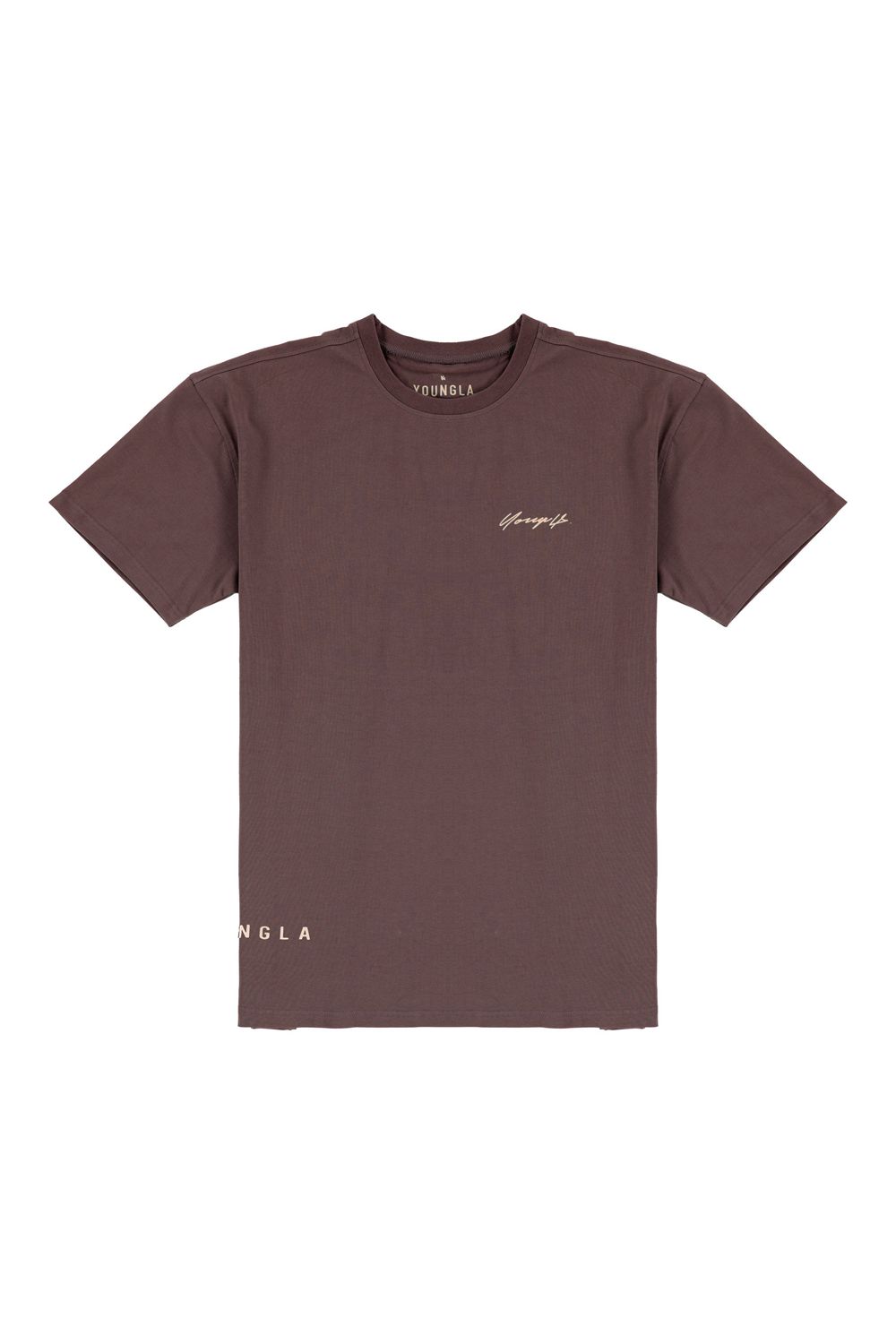 Young LA 414 Signature Tees Burgundy | Australia EVNPC-1286