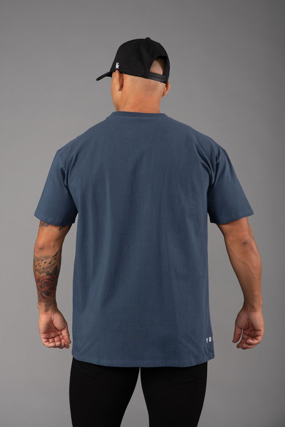 Young LA 414 Signature Tees Dark Blue | Australia LBRSU-9036