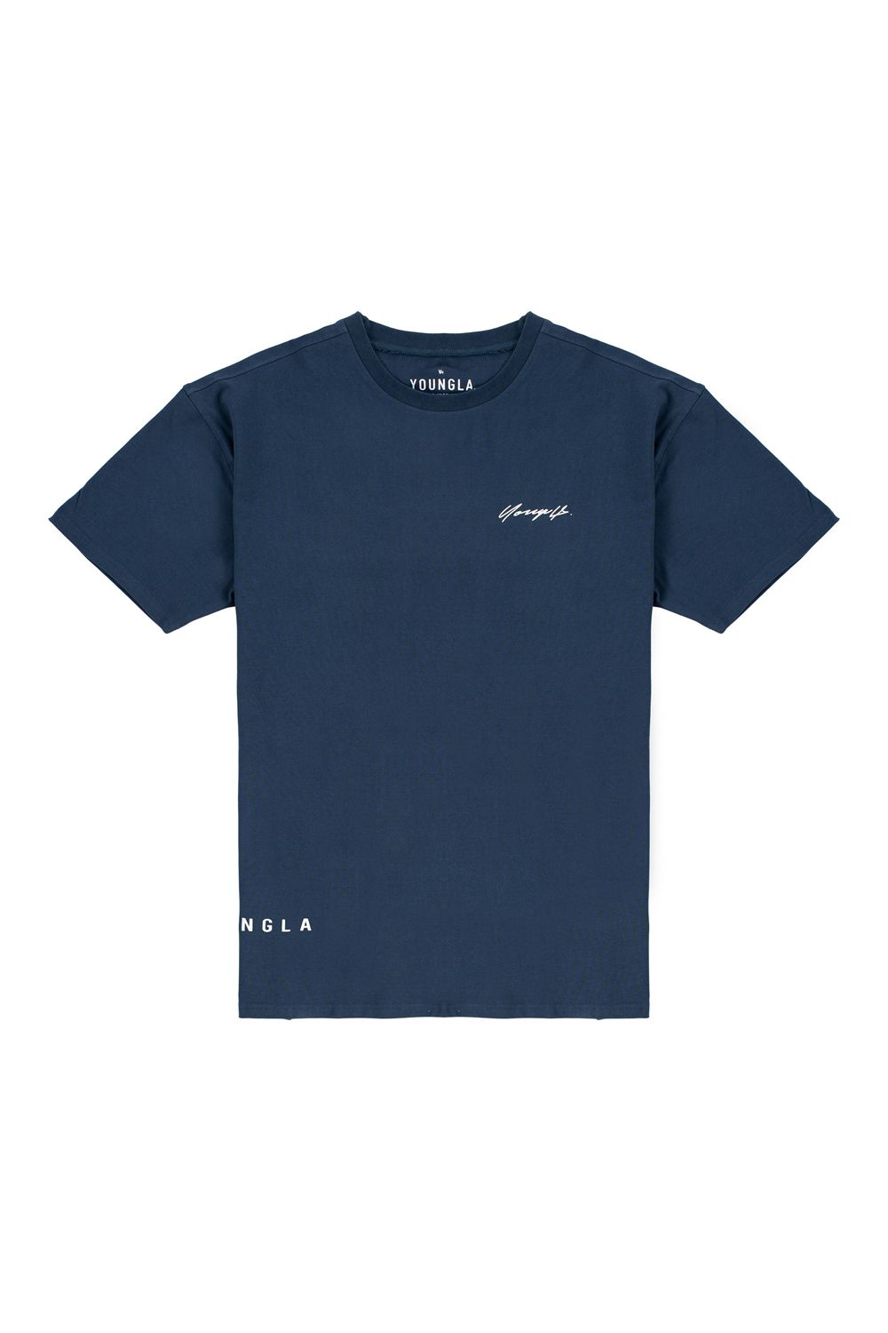 Young LA 414 Signature Tees Dark Blue | Australia LBRSU-9036