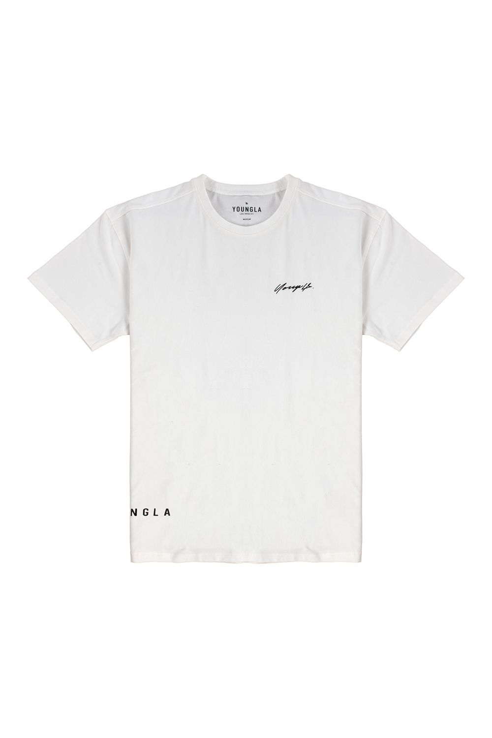 Young LA 414 Signature Tees White | Australia QBIVW-2643