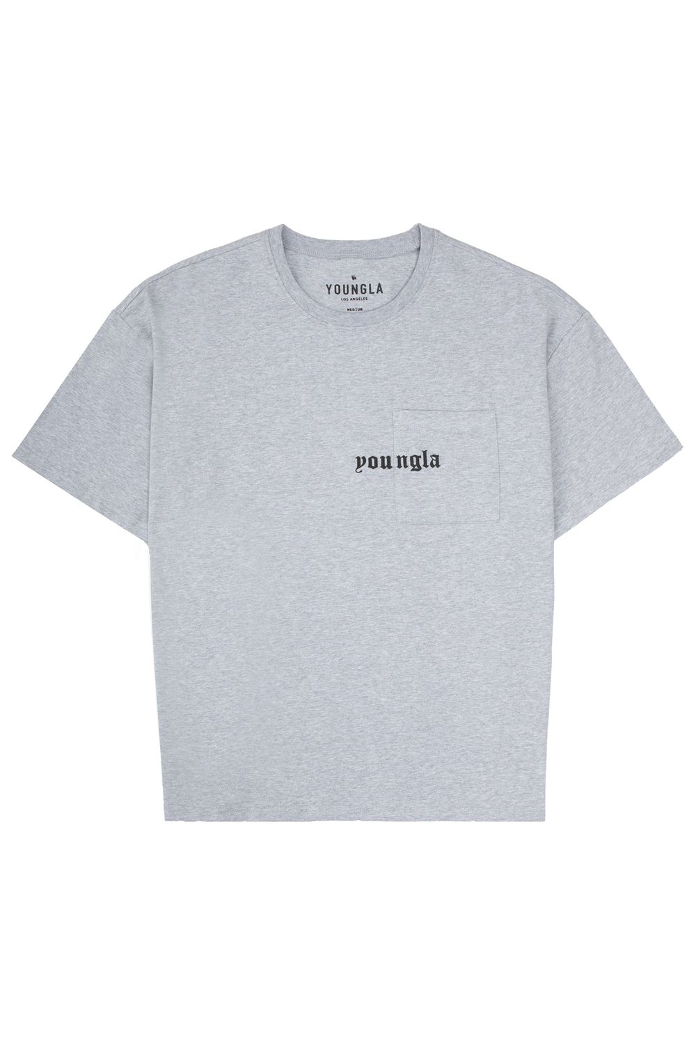 Young LA 416 Eternal Pocket Tees Light Grey | Australia ECSIM-6720