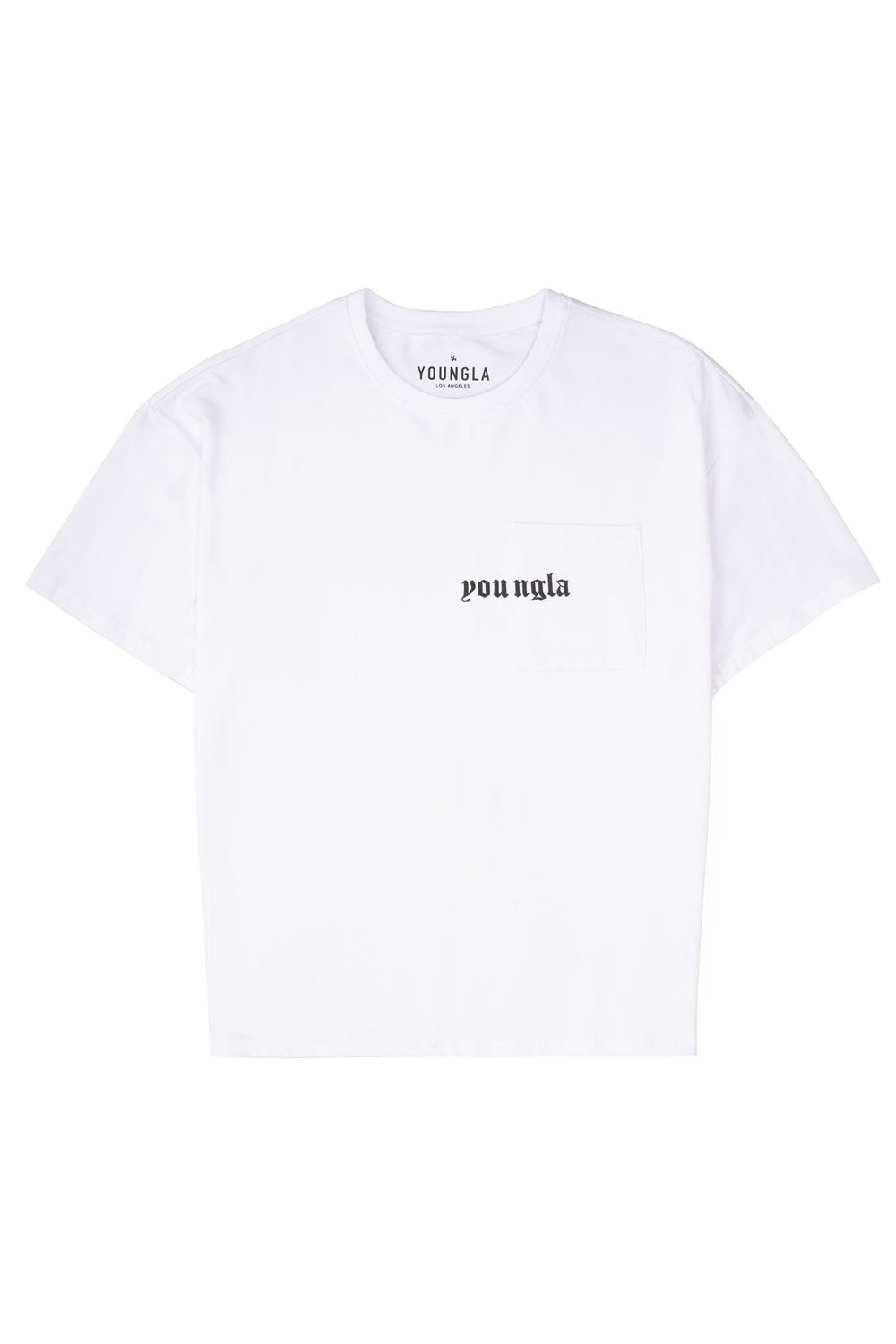 Young LA 416 Eternal Pocket Tees White | Australia JXBZW-2153