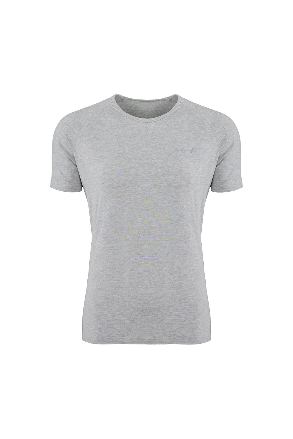 Young LA 422 Fitted Delt Tee Grey | Australia YOWPL-7652