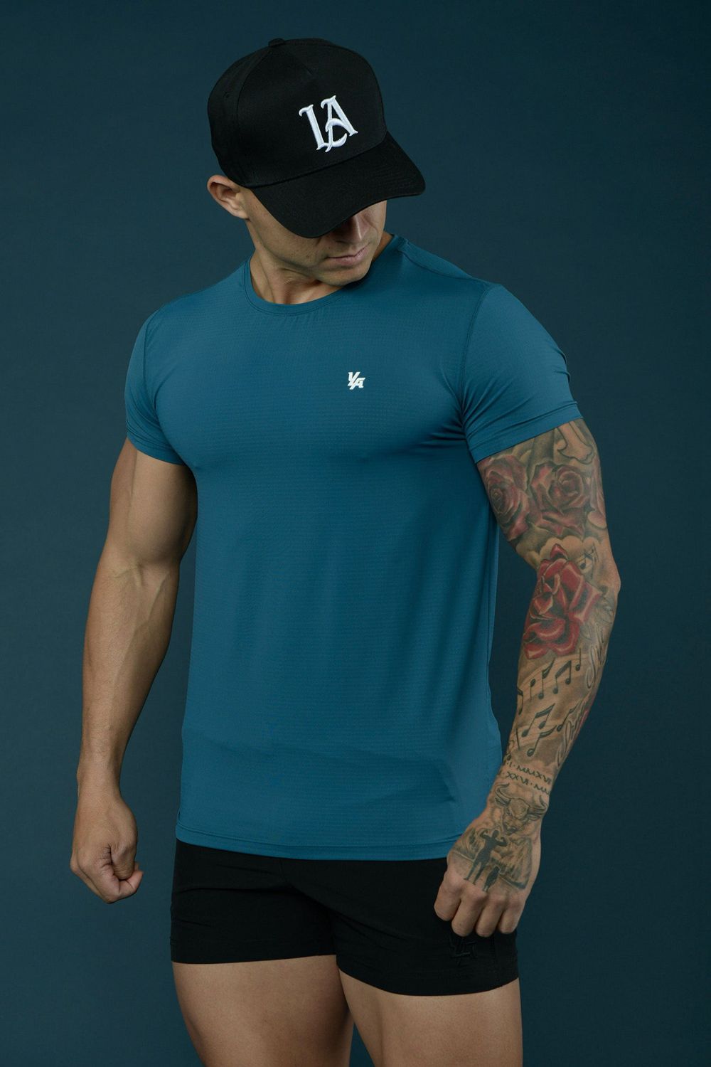 Young LA 423 Zephyr Compression Short Sleeve Teal | Australia VXRMO-0243