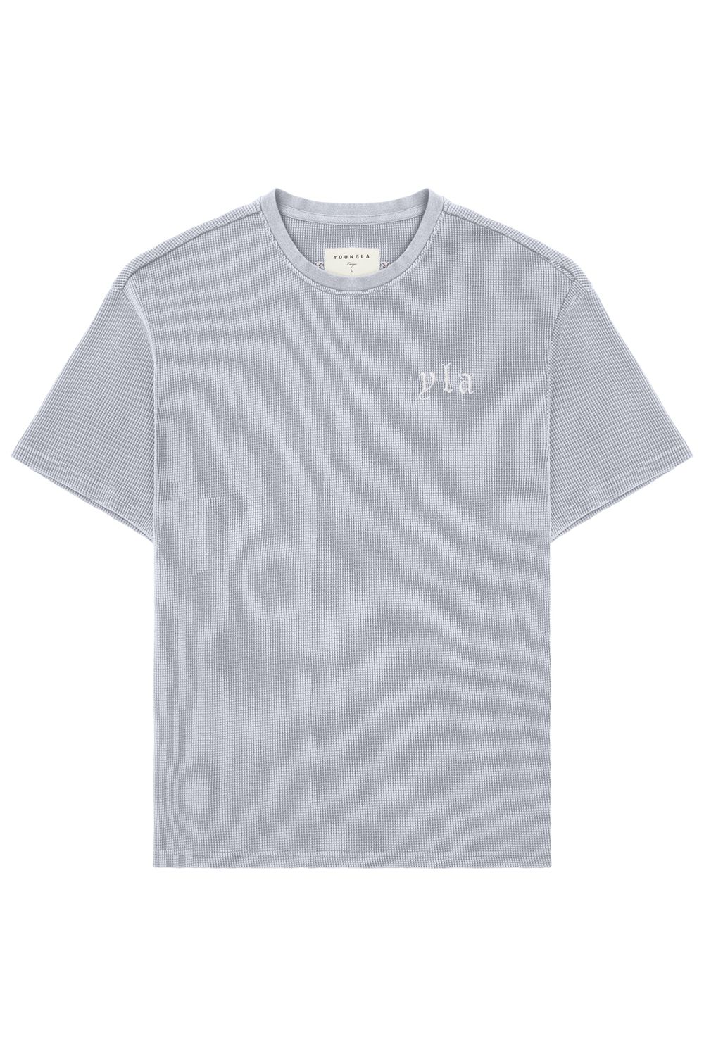 Young LA 427 Summer Waffle Tees Grey | Australia PUKGF-9157