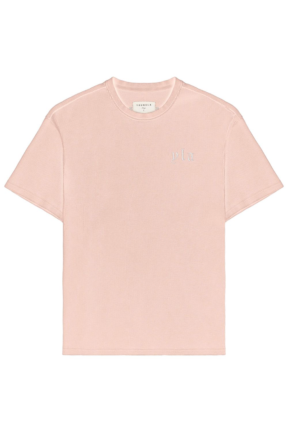 Young LA 427 Summer Waffle Tees Pink | Australia BGSJX-4217