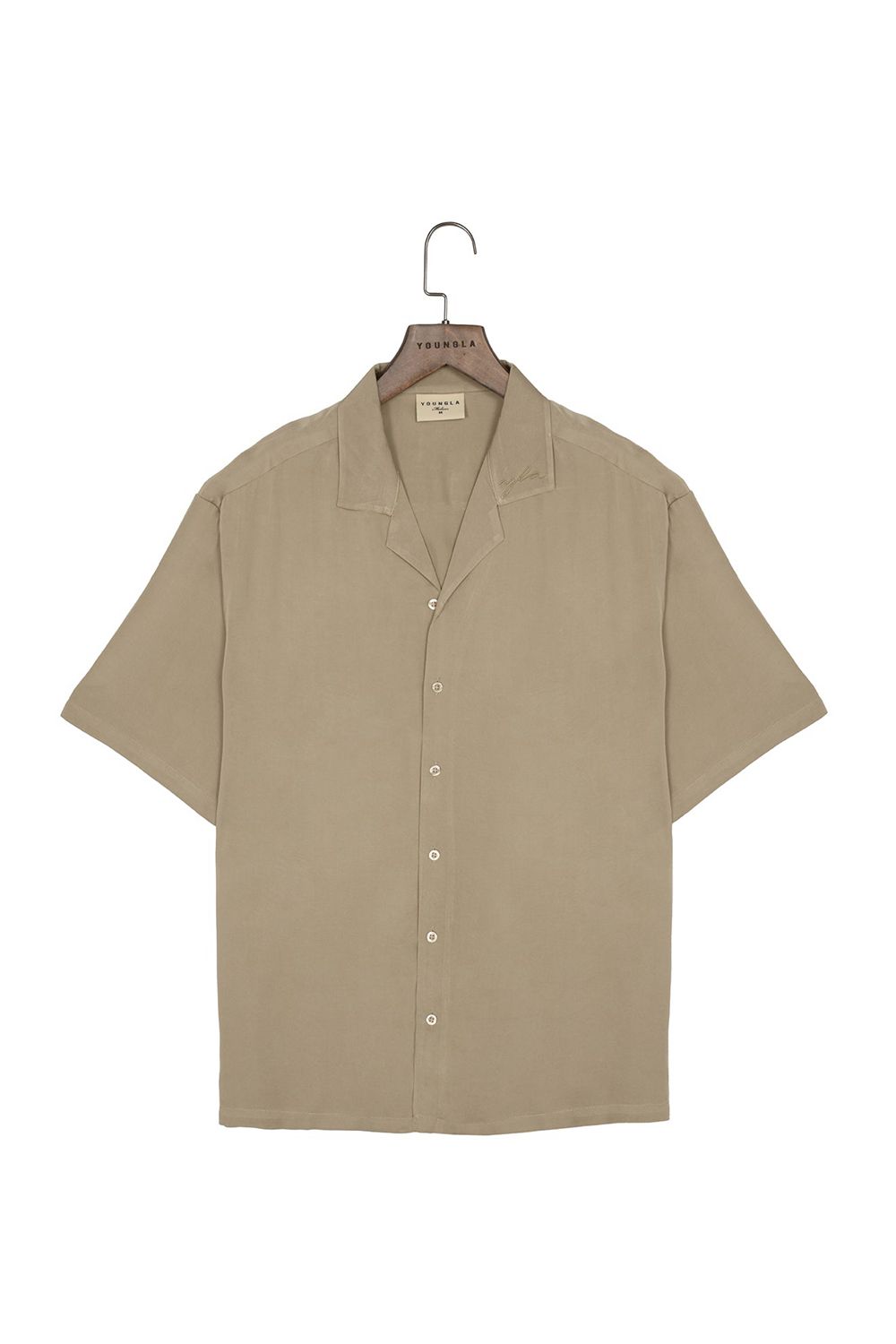 Young LA 444 - Tulum Shirts Beige | Australia NFAYS-2079