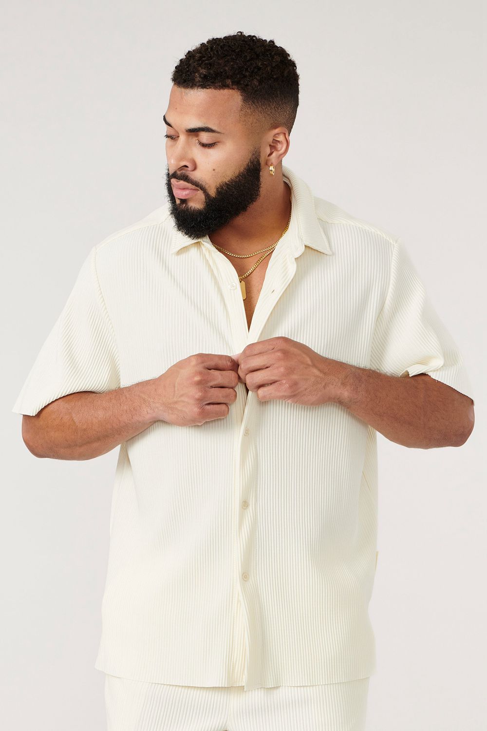 Young LA 448 Pleated Festival Shirts White | Australia UORPF-3256