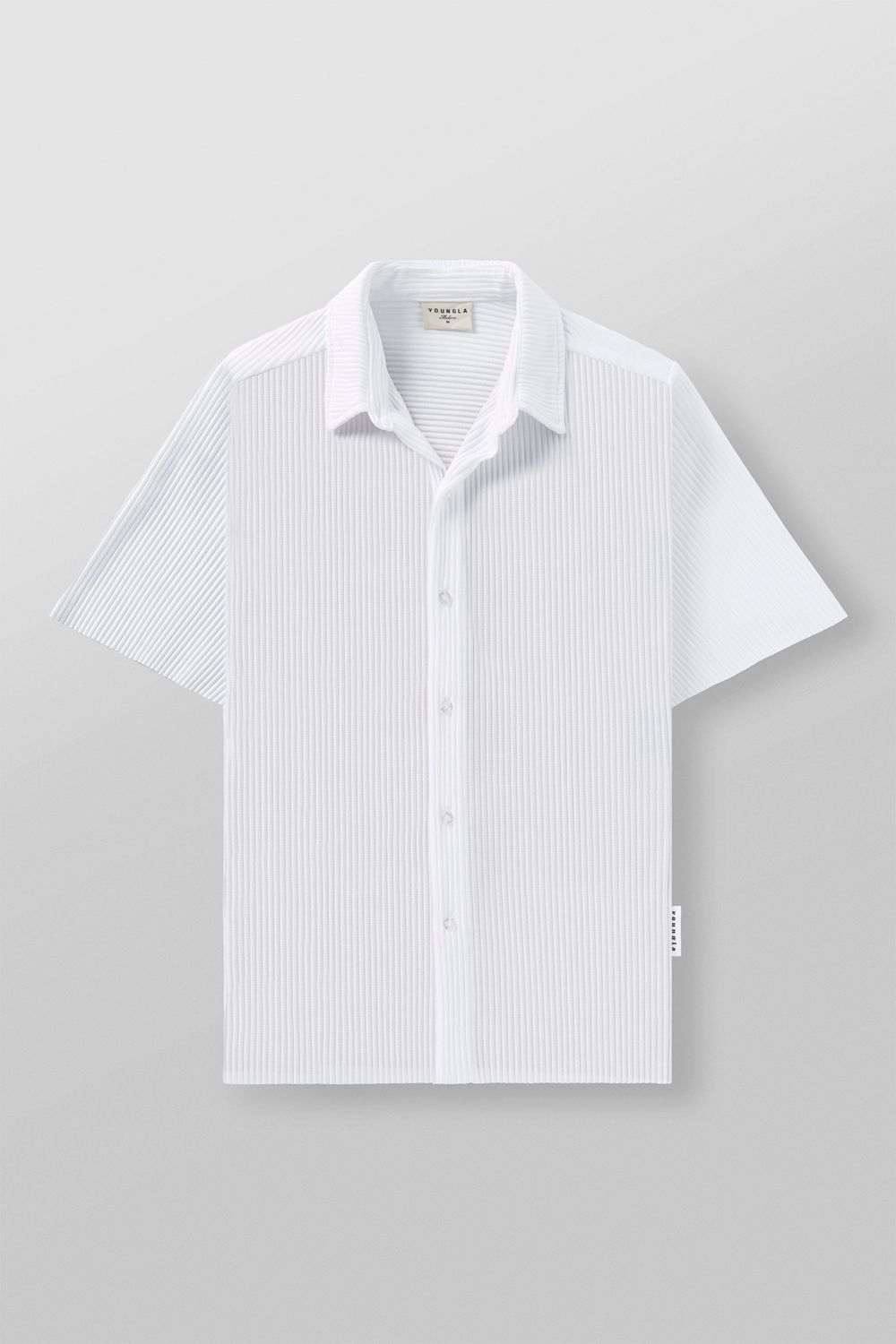 Young LA 448 - Pleated Festival Shirts White | Australia IDLYV-9140