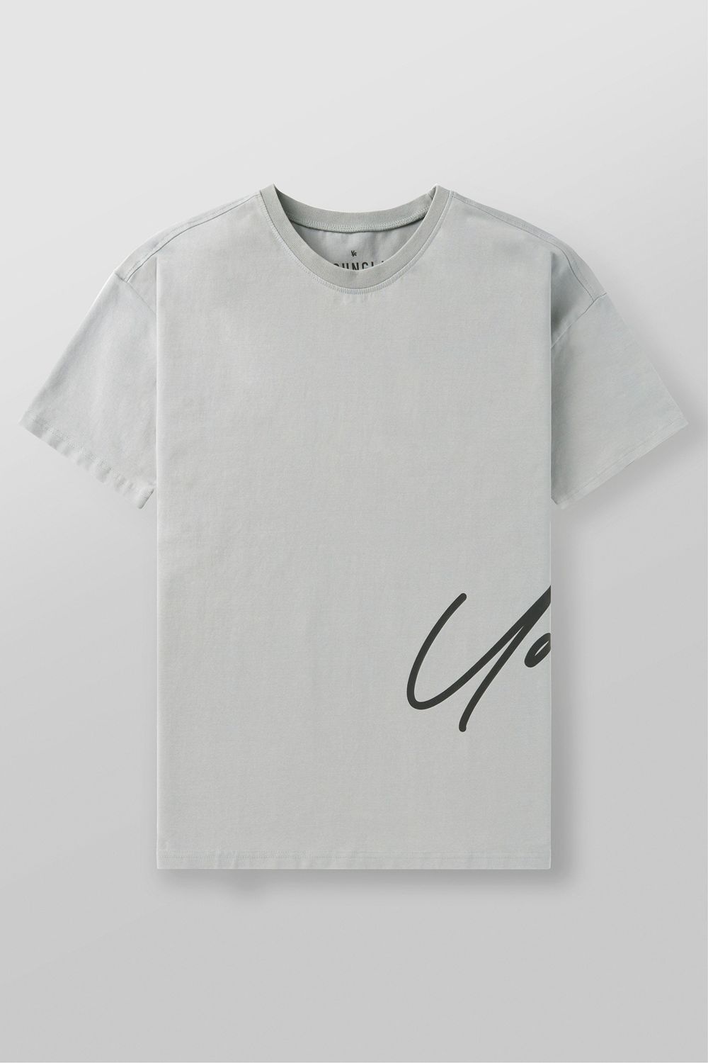 Young LA 462 - Side Signature Tees Grey | Australia WETFO-0598