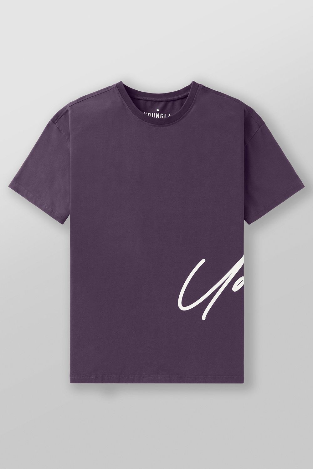 Young LA 462 - Side Signature Tees Purple | Australia HQNKE-1385