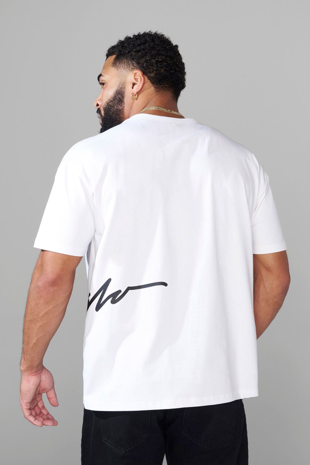 Young LA 462 - Side Signature Tees White | Australia VAJGS-5346