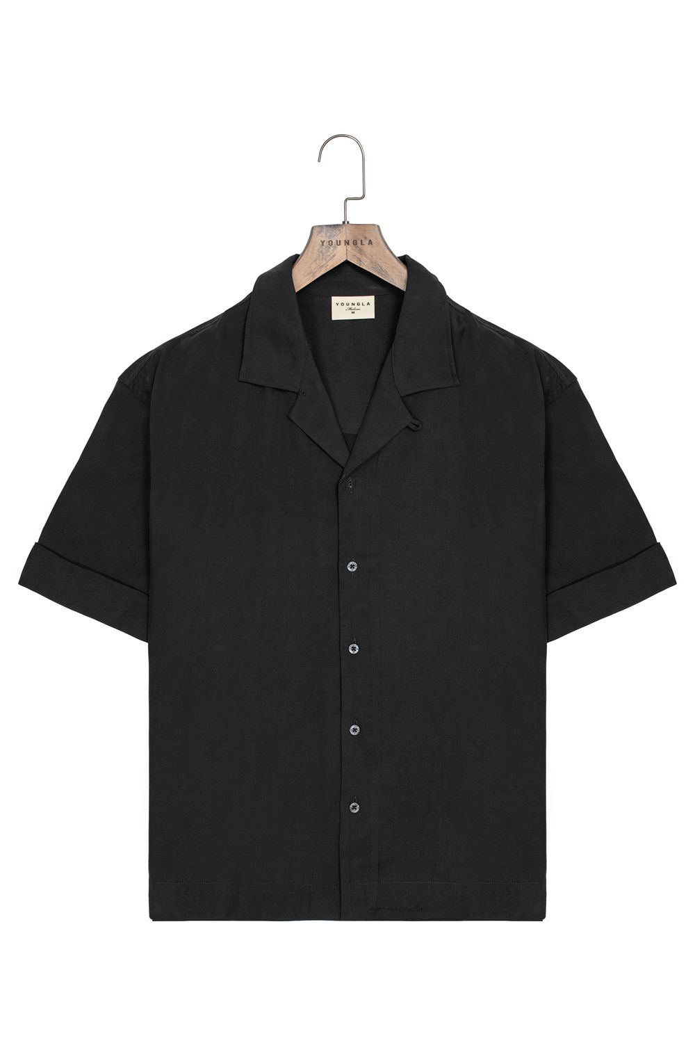 Young LA 468 Clase Shirts Black | Australia JOLEB-0281