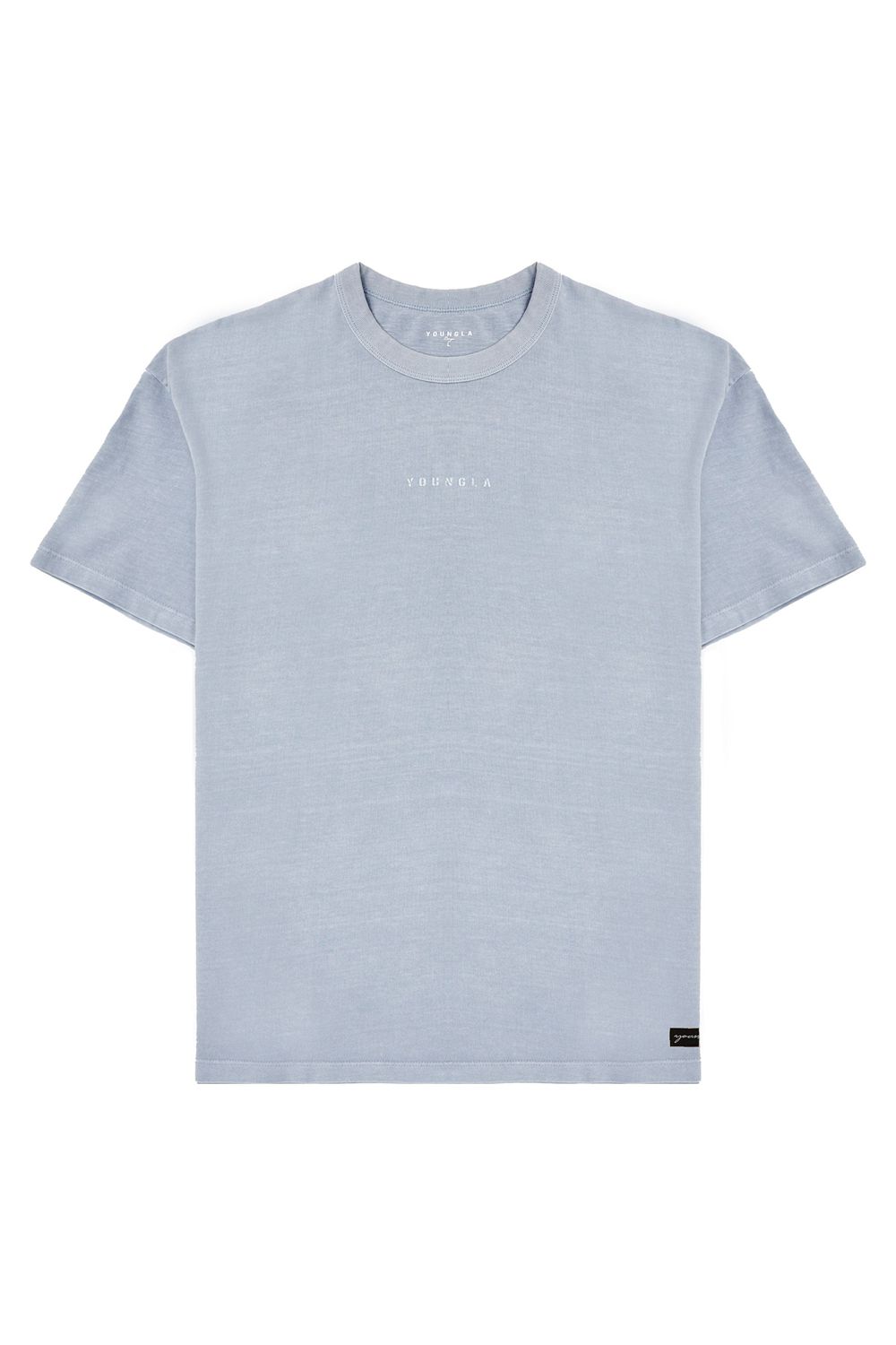 Young LA 472 - Mellow Logo Tees Light Grey | Australia GOUSH-1623